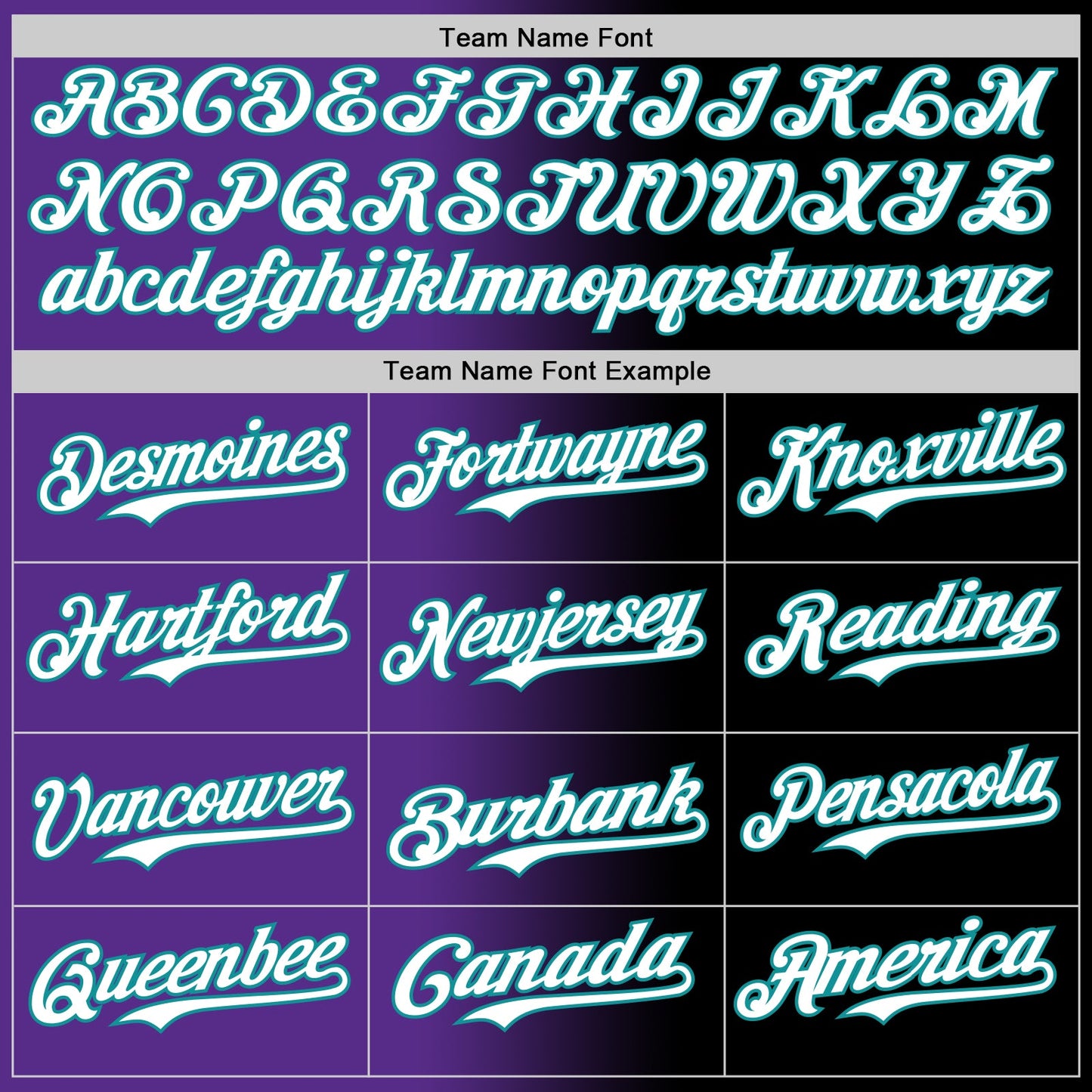 Custom Black White Purple-Teal Authentic Gradient Fashion Baseball Jersey view 4