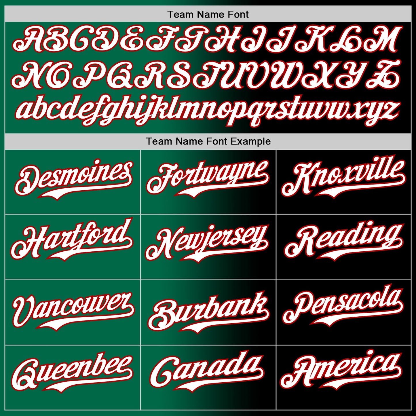 Custom Black White Kelly Green-Red Authentic Gradient Fashion Baseball Jersey view 4
