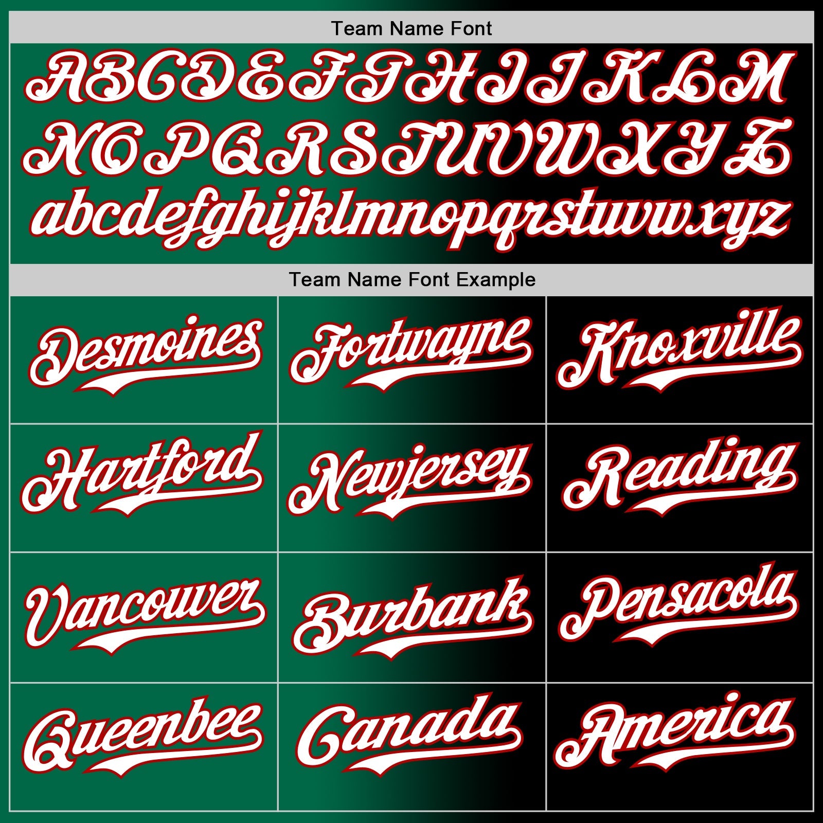 Custom Black White Kelly Green-Red Authentic Gradient Fashion Baseball Jersey view 4