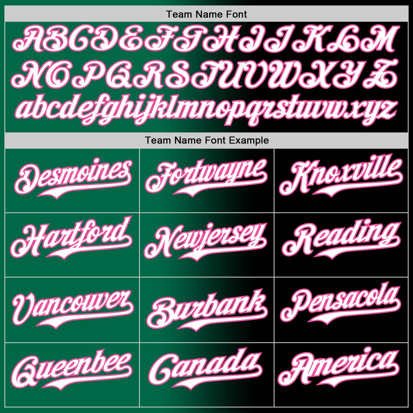 Custom Black White Kelly Green-Pink Authentic Gradient Fashion Baseball Jersey view 4