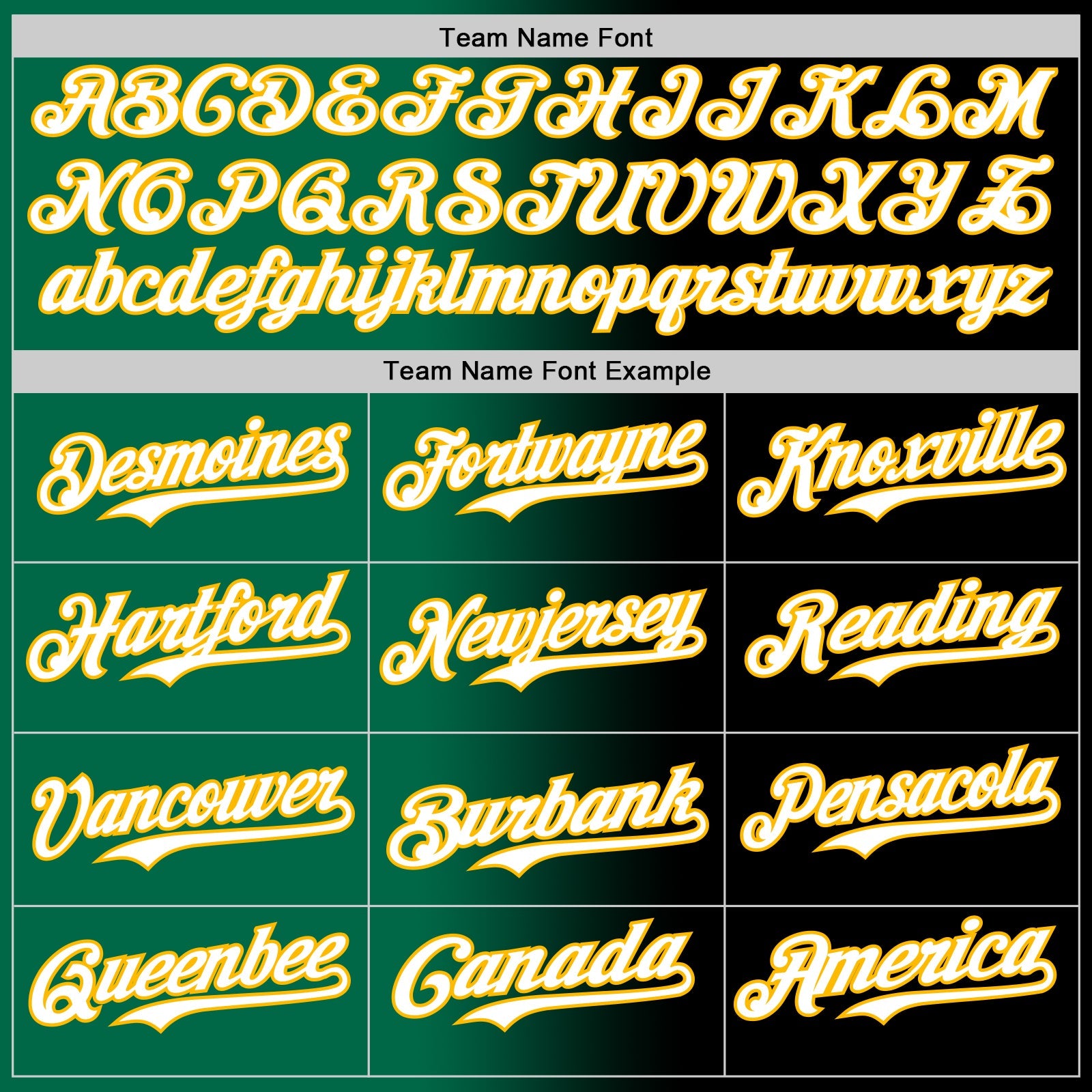 Custom Black White Kelly Green-Gold Authentic Gradient Fashion Baseball Jersey view 4
