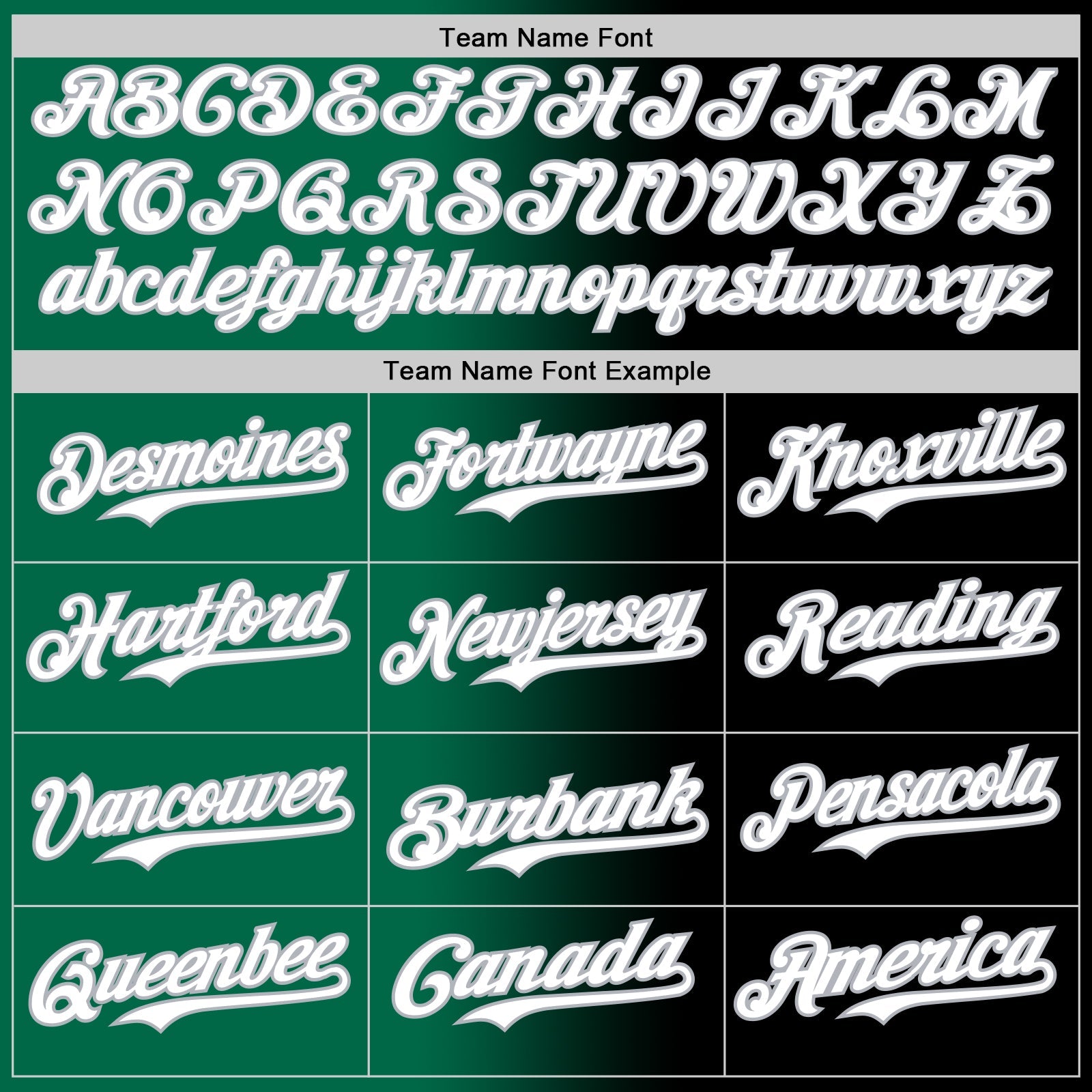 Custom Black White Kelly Green-Gray Authentic Gradient Fashion Baseball Jersey view 4