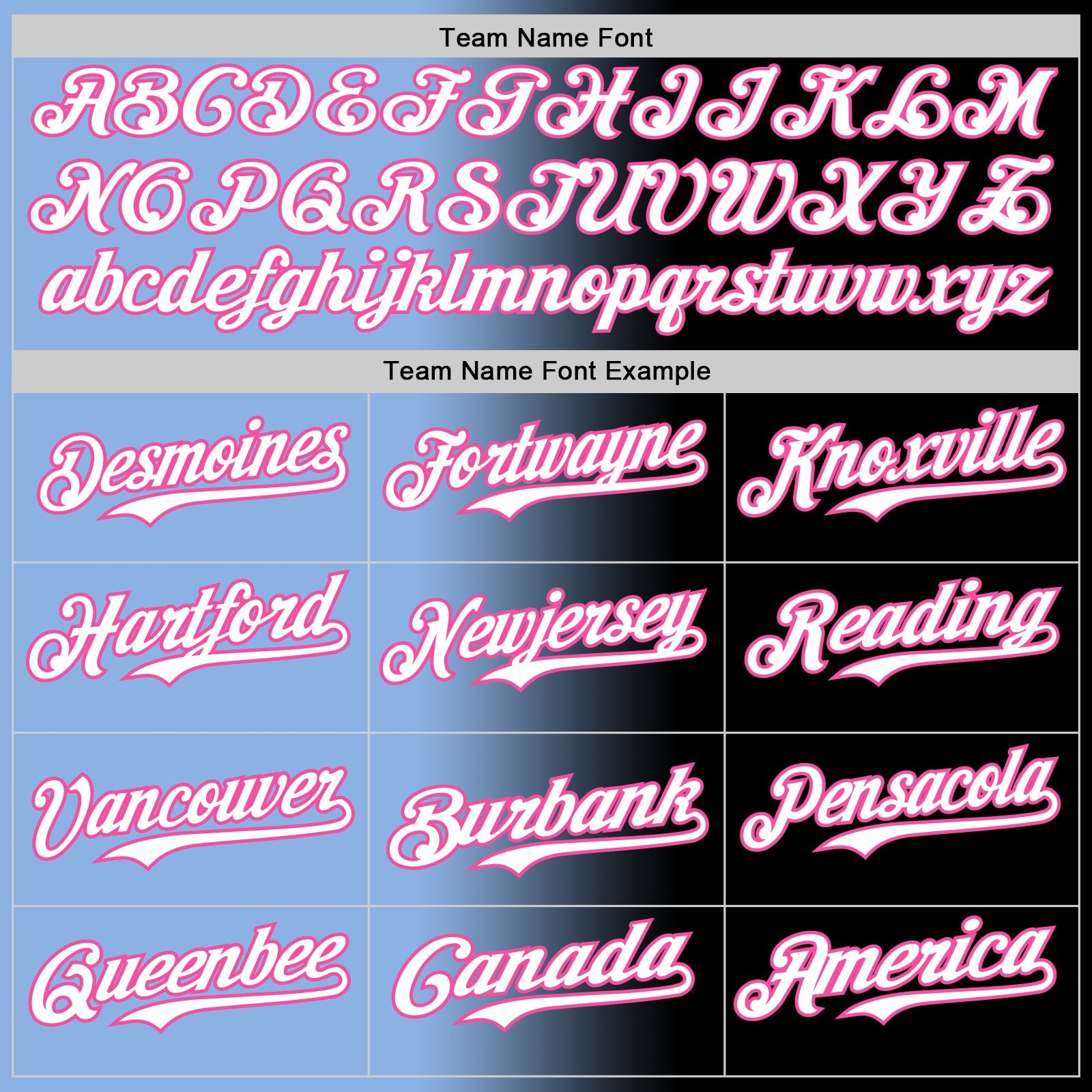 Custom Black White Light Blue-Pink Authentic Gradient Fashion Baseball Jersey view 4