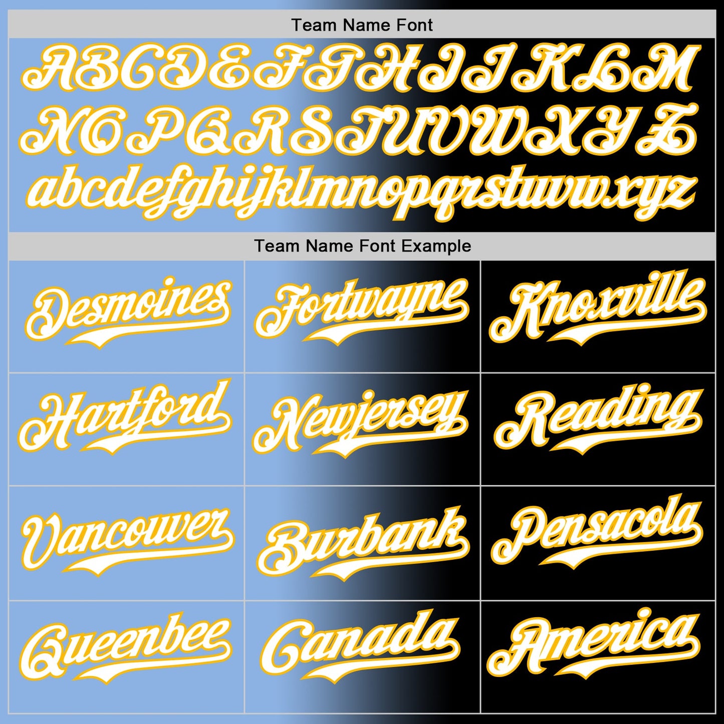 Custom Black White Light Blue-Gold Authentic Gradient Fashion Baseball Jersey view 4