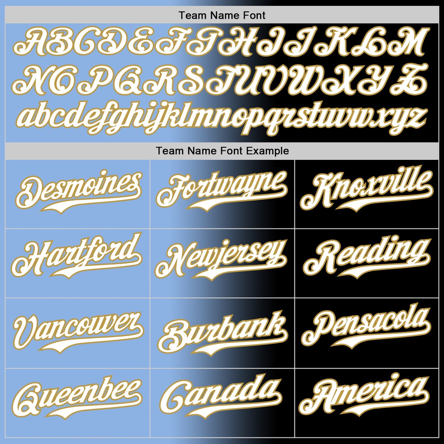 Custom Black White Light Blue-Old Gold Authentic Gradient Fashion Baseball Jersey view 4