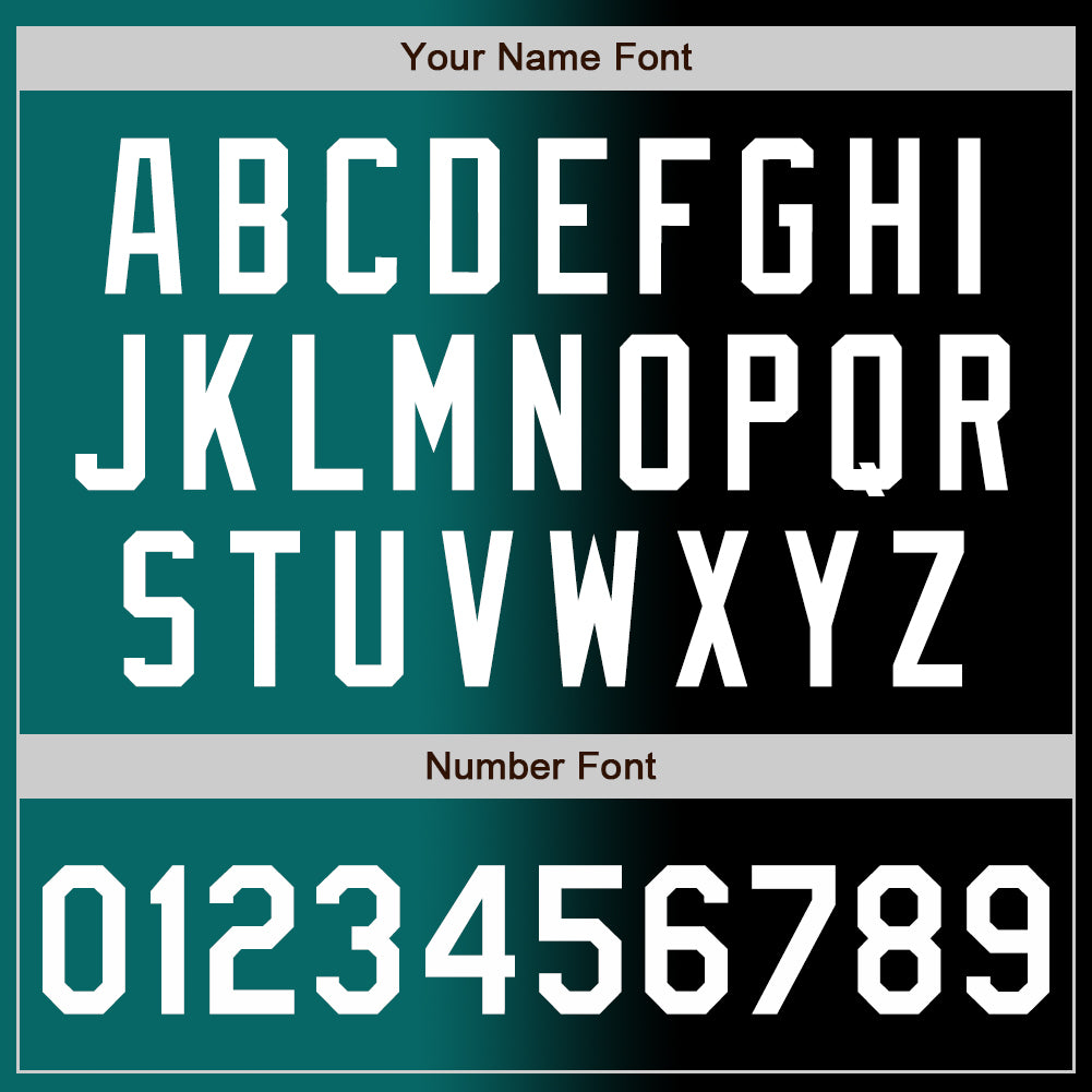 Custom Black White-Teal Authentic Gradient Fashion Baseball Jersey view 5