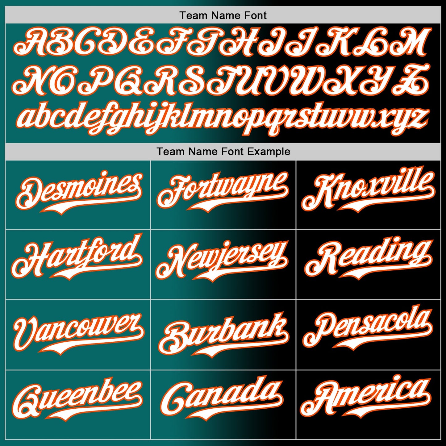 Custom Black White Teal-Orange Authentic Gradient Fashion Baseball Jersey view 4