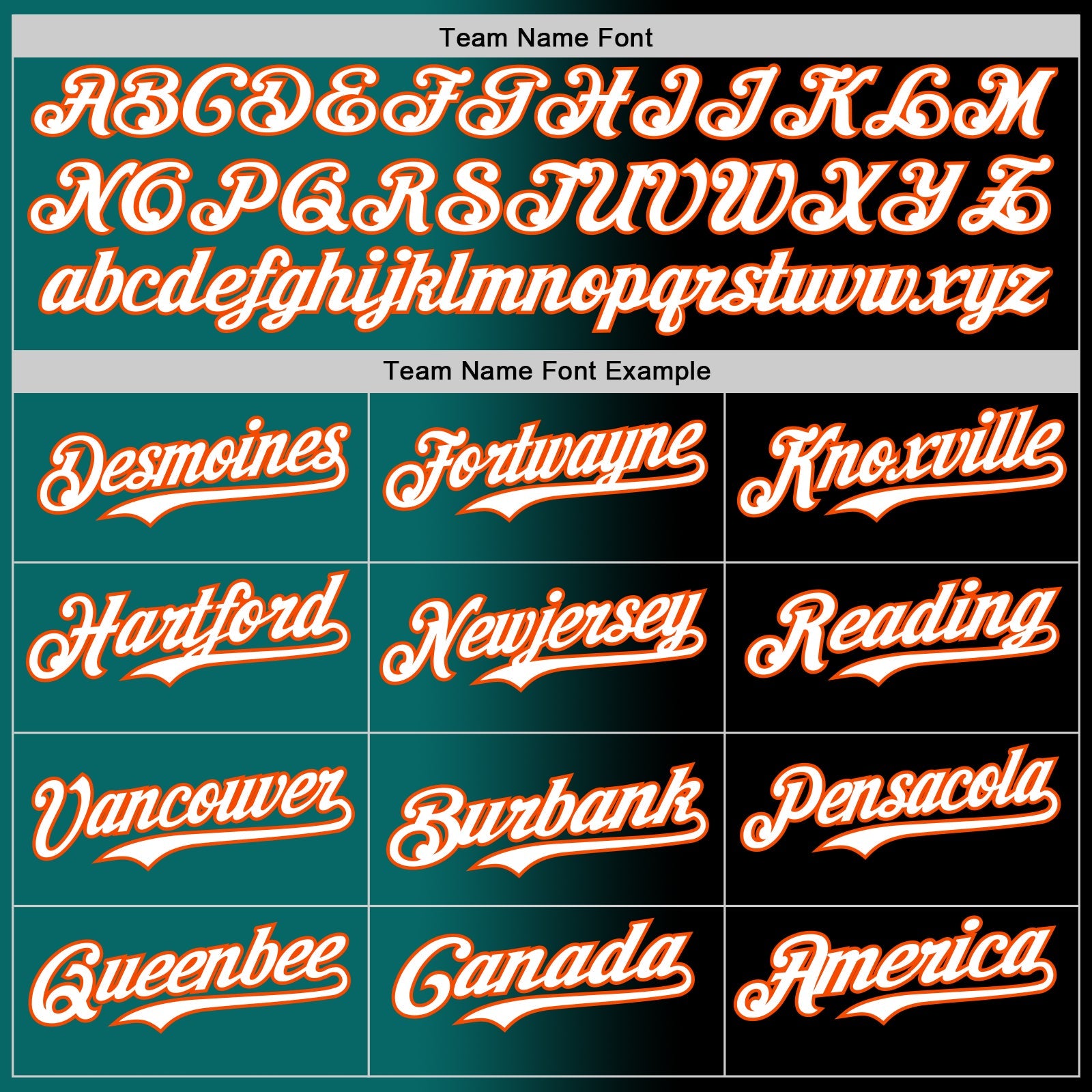 Custom Black White Teal-Orange Authentic Gradient Fashion Baseball Jersey view 4