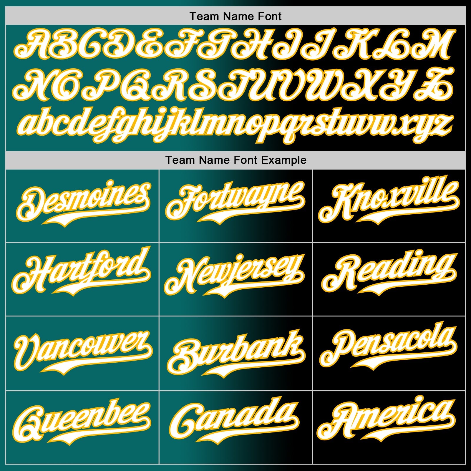 Custom Black White Teal-Gold Authentic Gradient Fashion Baseball Jersey view 4