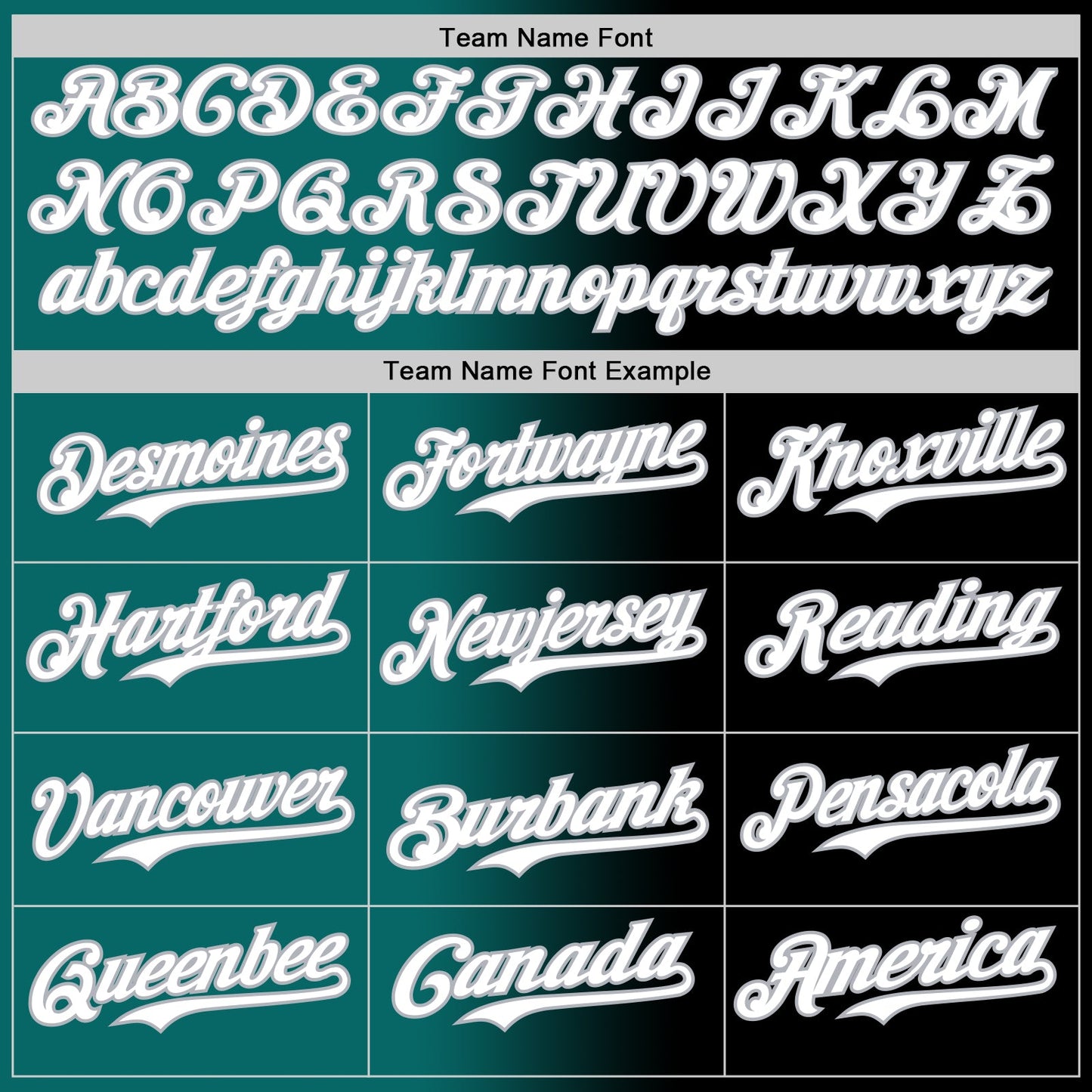 Custom Black White Teal-Gray Authentic Gradient Fashion Baseball Jersey view 4