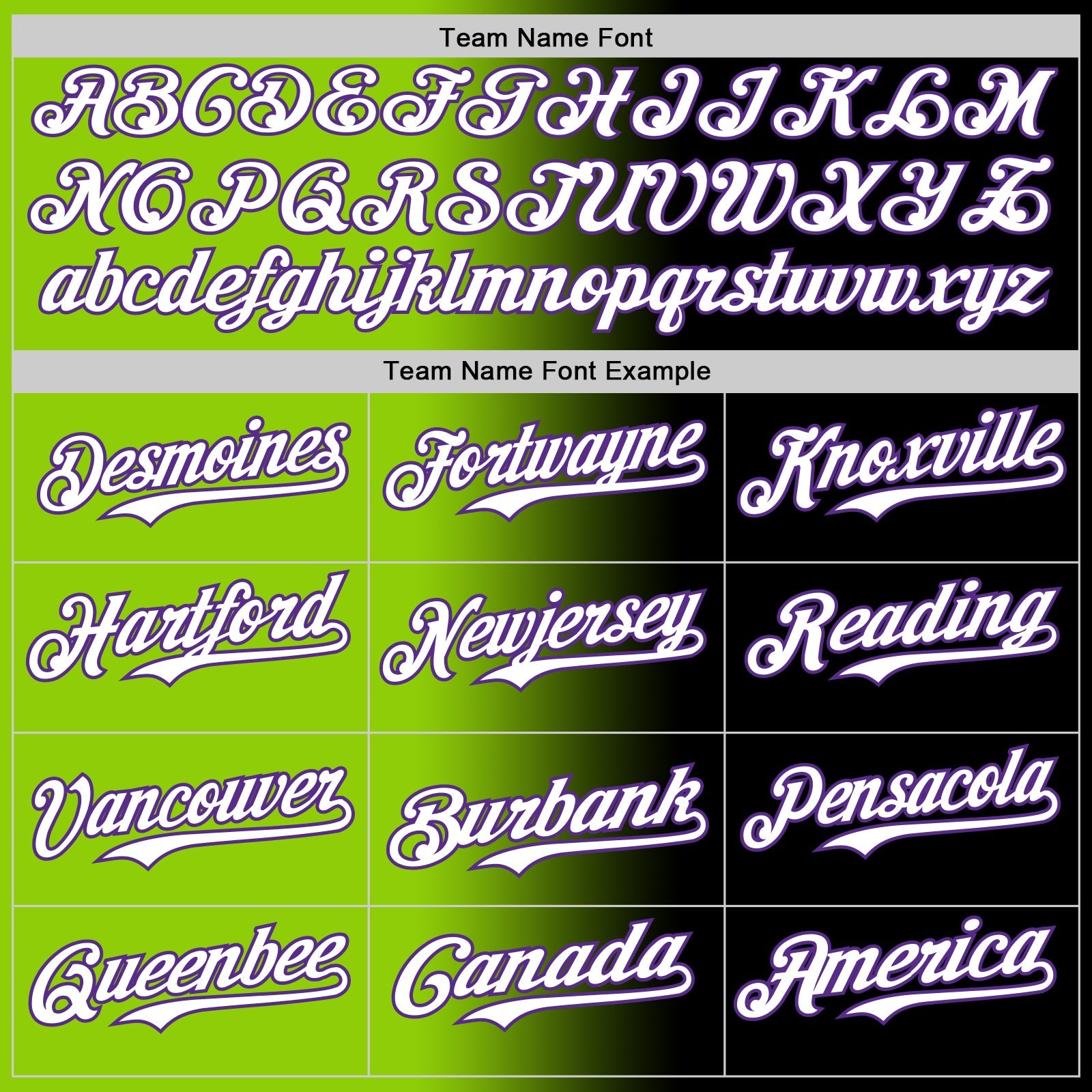Custom Black Purple Neon Green-White Authentic Gradient Fashion Baseball Jersey view 4