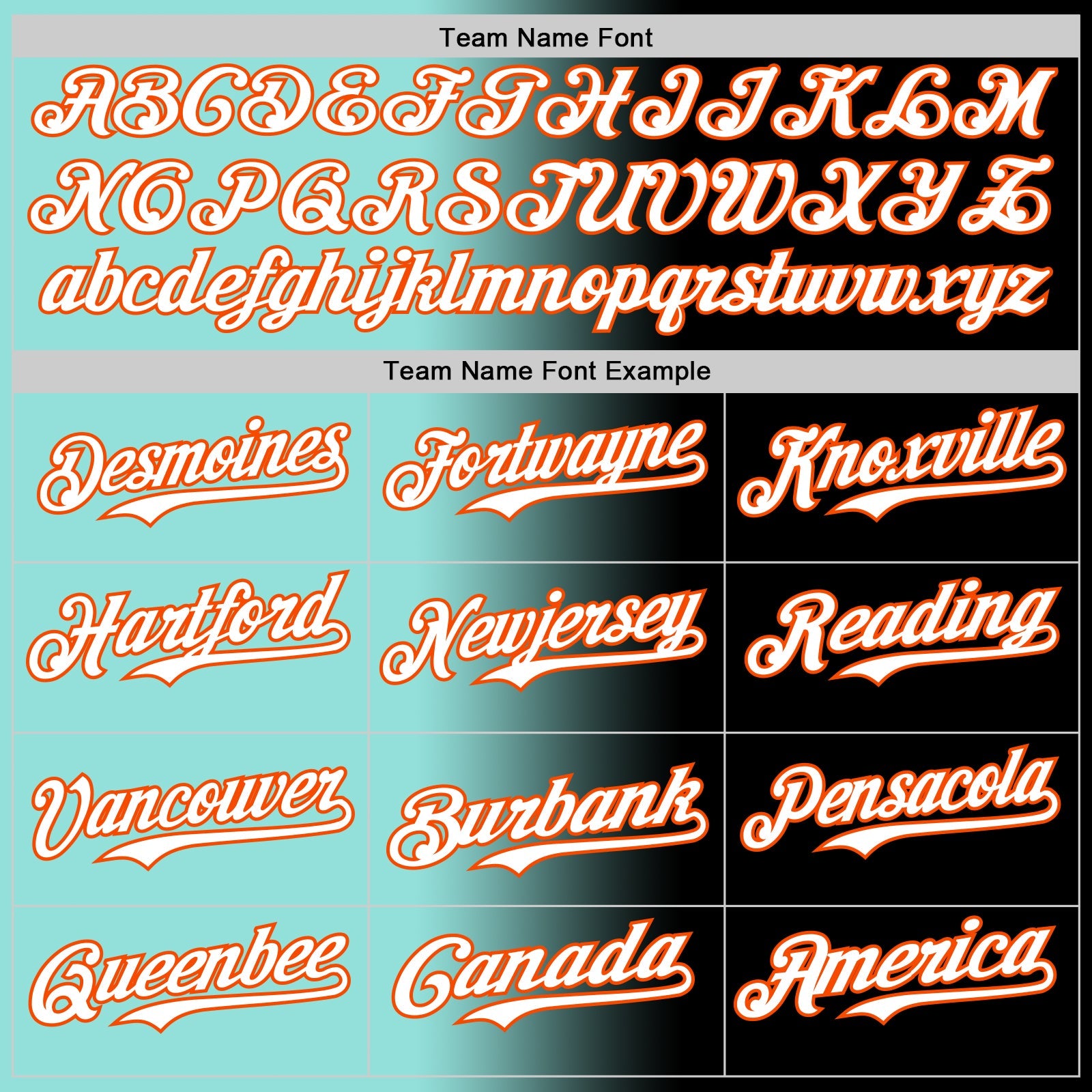 Custom Black White Ice Blue-Orange Authentic Gradient Fashion Baseball Jersey view 4