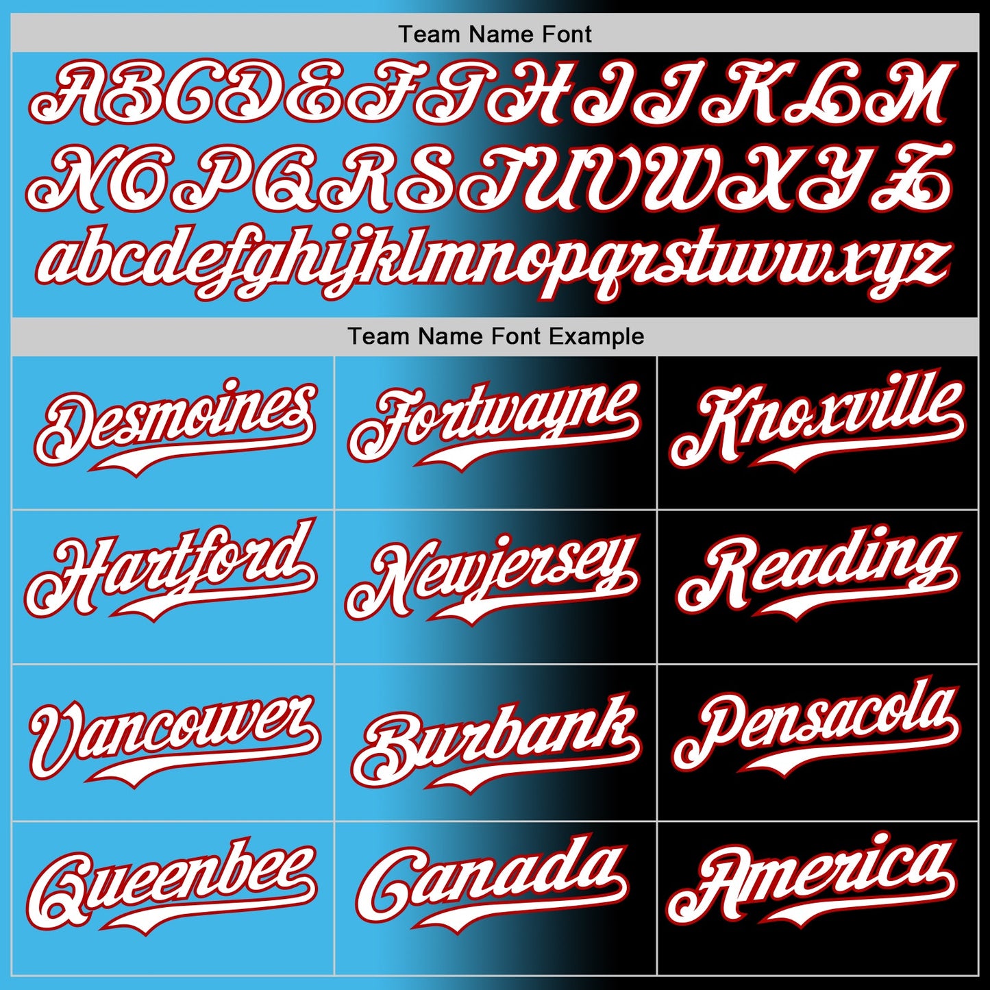 Custom Black White Sky Blue-Red Authentic Gradient Fashion Baseball Jersey view 4