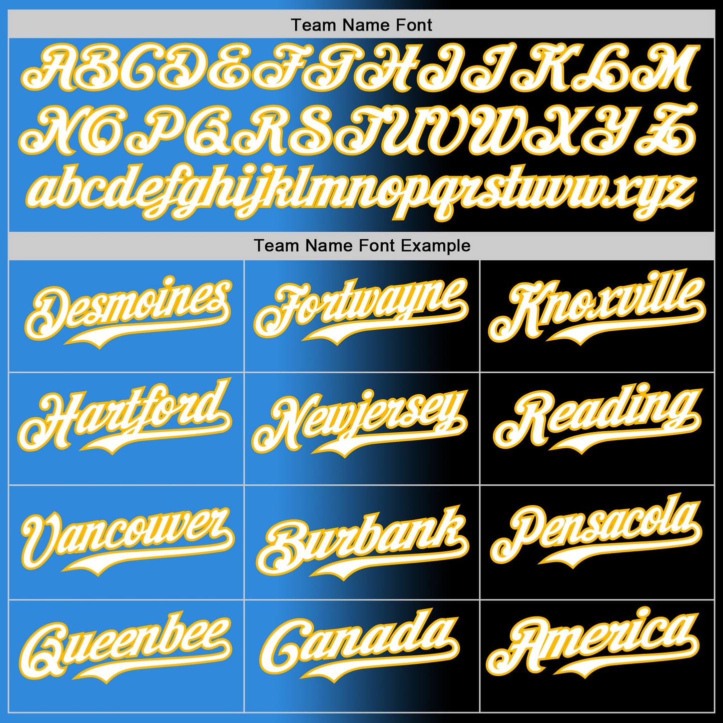 Custom Black White Electric Blue-Gold Authentic Gradient Fashion Baseball Jersey view 4