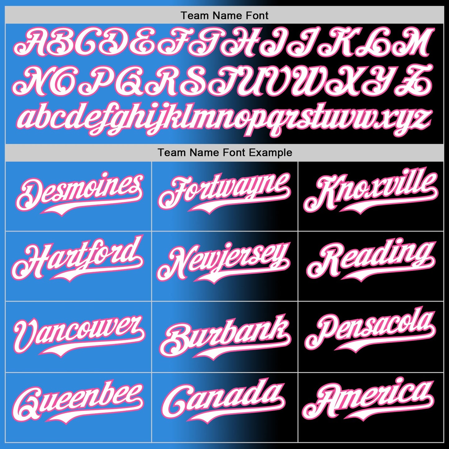 Custom Black White Electric Blue-Pink Authentic Gradient Fashion Baseball Jersey view 4