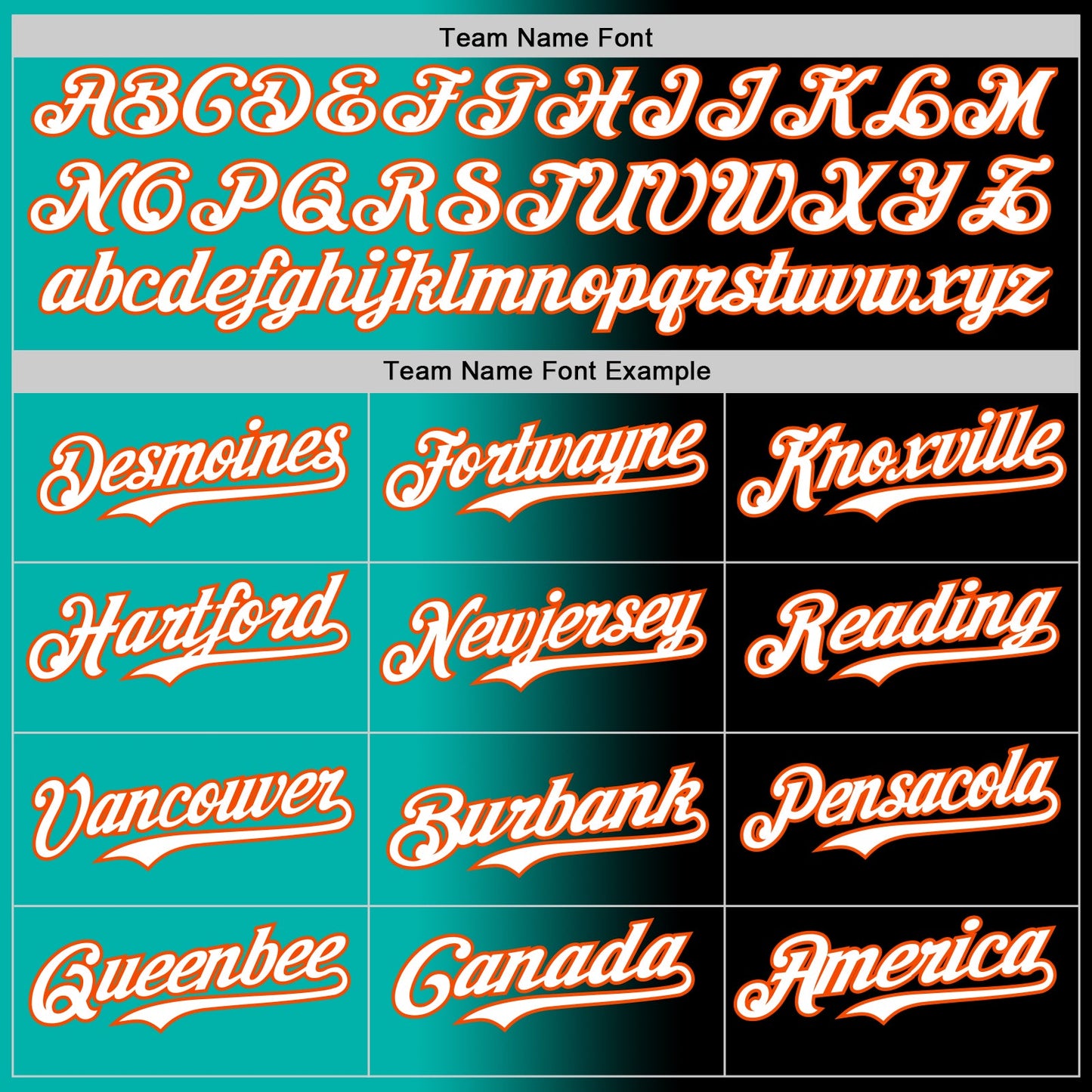 Custom Black White Aqua-Orange Authentic Gradient Fashion Baseball Jersey view 4