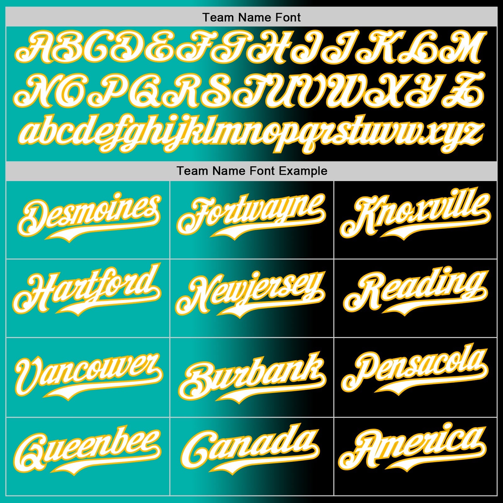 Custom Black White Aqua-Gold Authentic Gradient Fashion Baseball Jersey view 4
