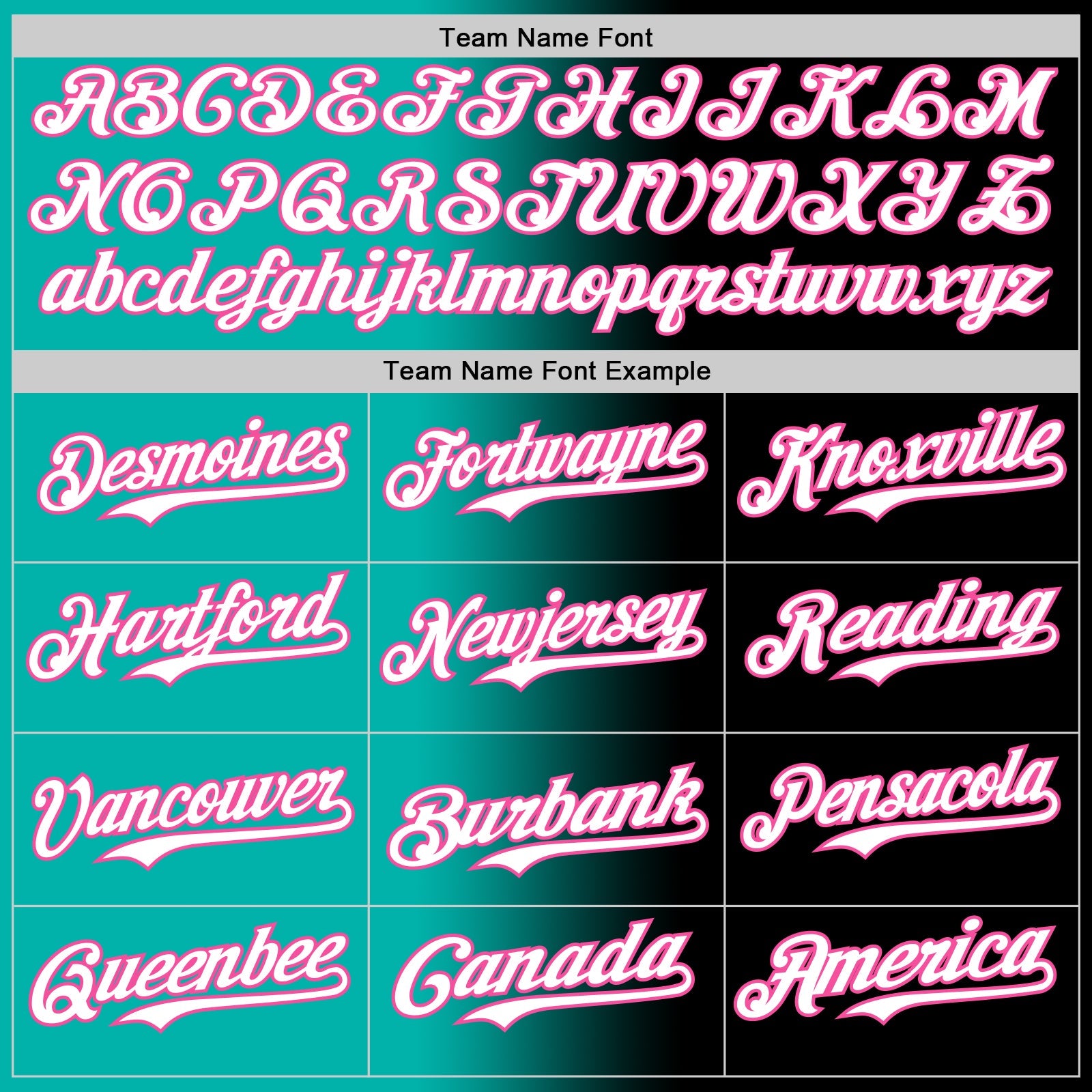 Custom Black White Aqua-Pink Authentic Gradient Fashion Baseball Jersey view 4