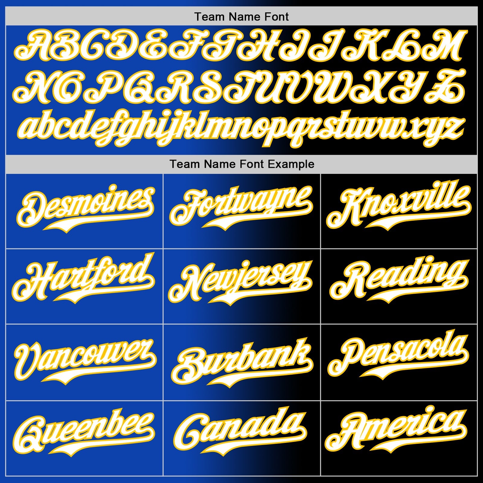 Custom Black White Thunder Blue-Yellow Authentic Gradient Fashion Baseball Jersey view 4
