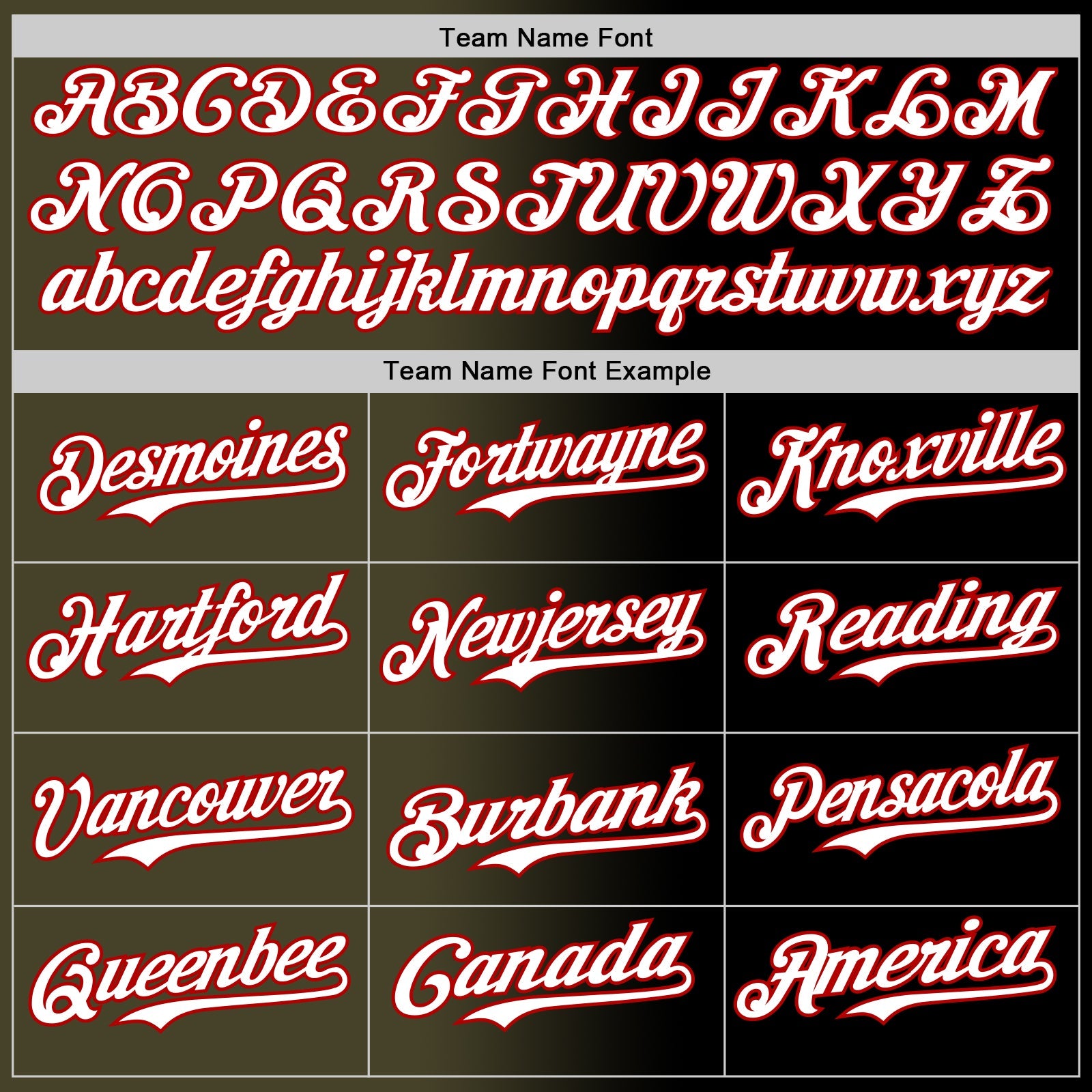 Custom Black White Olive-Red Authentic Gradient Fashion Baseball Jersey view 4