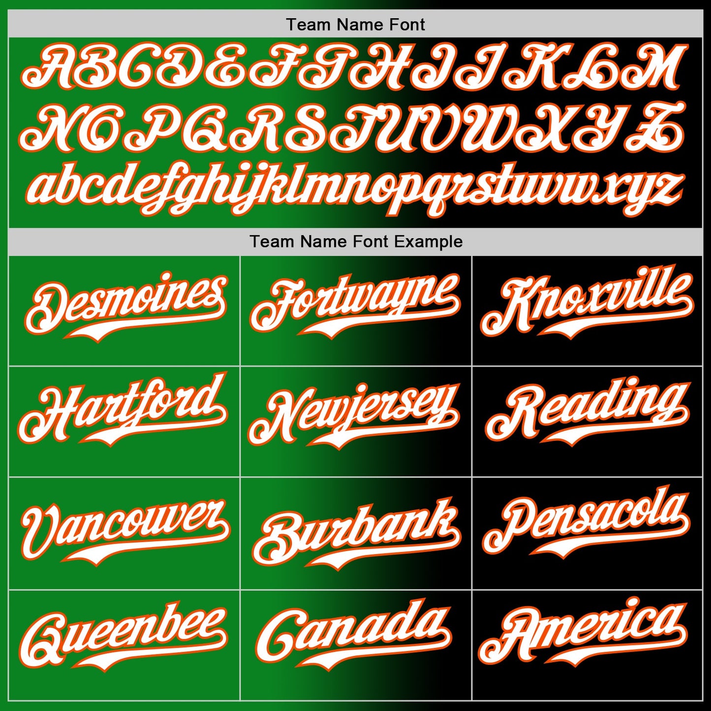 Custom Black White Grass Green-Orange Authentic Gradient Fashion Baseball Jersey view 4