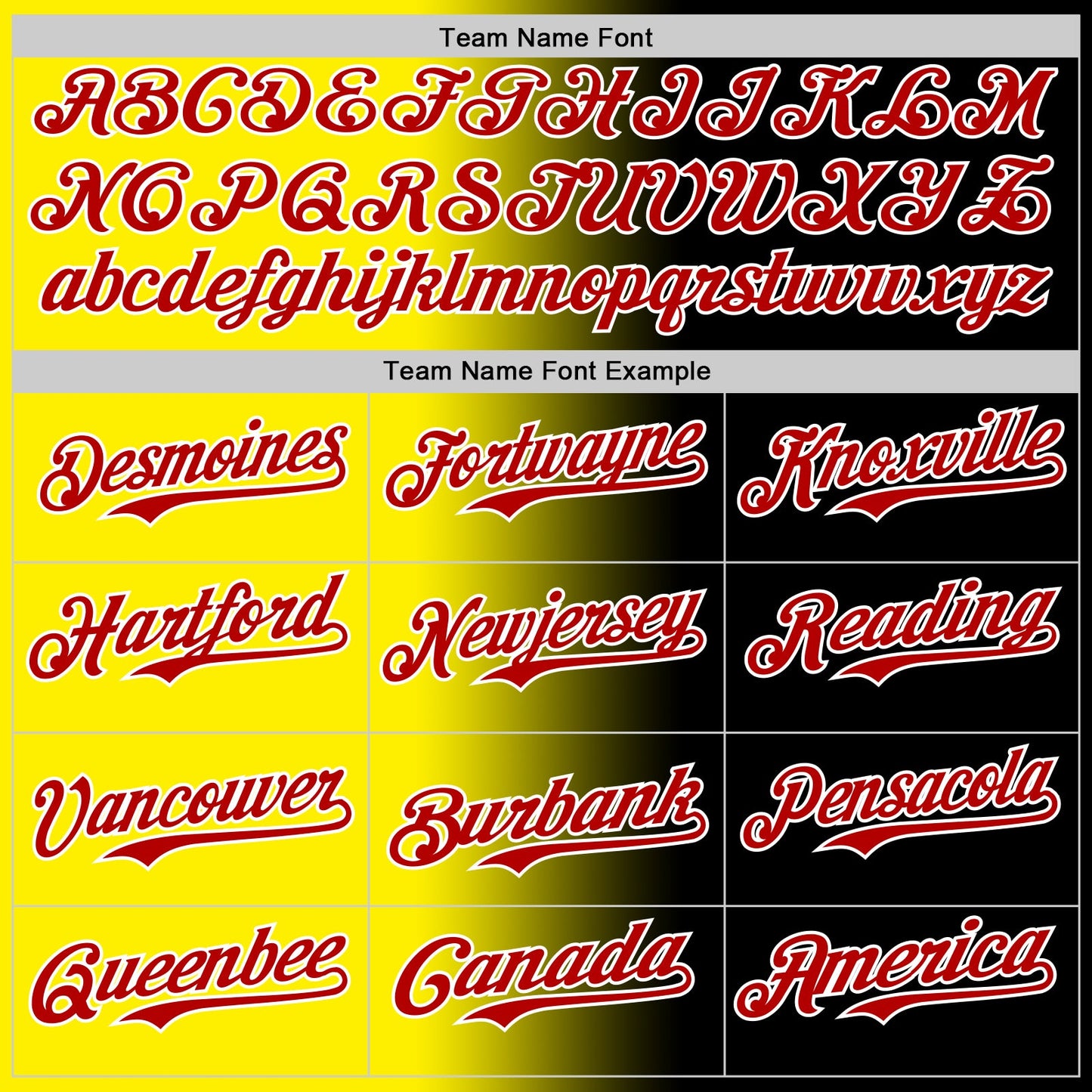 Custom Black Red Light Yellow-White Authentic Gradient Fashion Baseball Jersey view 4