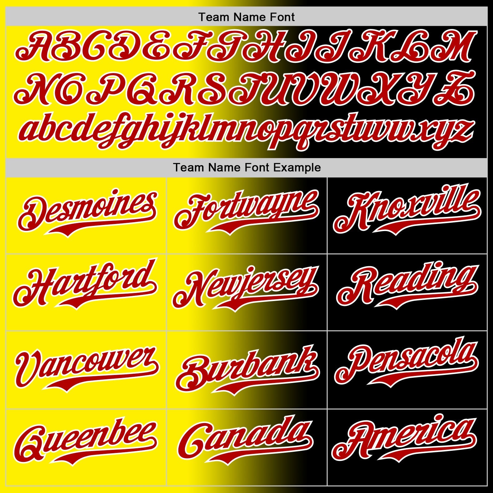 Custom Black Red Light Yellow-White Authentic Gradient Fashion Baseball Jersey view 4
