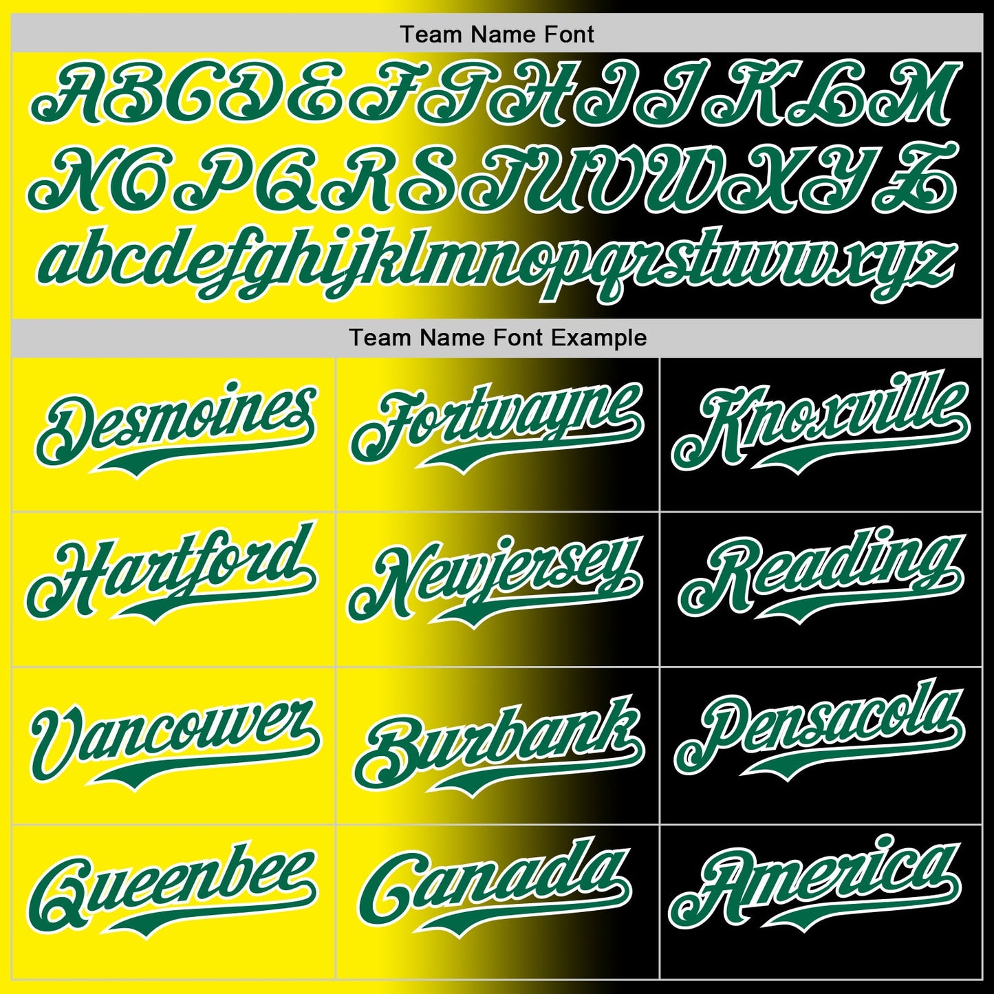 Custom Black Kelly Green Light Yellow-White Authentic Gradient Fashion Baseball Jersey view 4