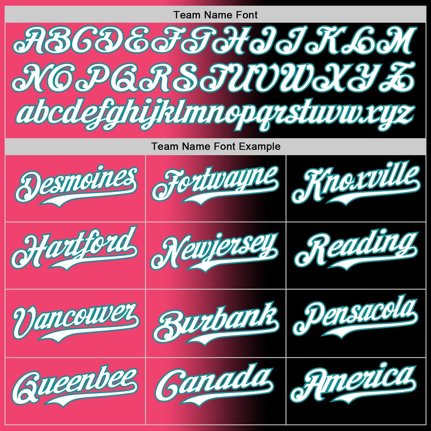 Custom Black White Neon Pink-Teal Authentic Gradient Fashion Baseball Jersey view 4
