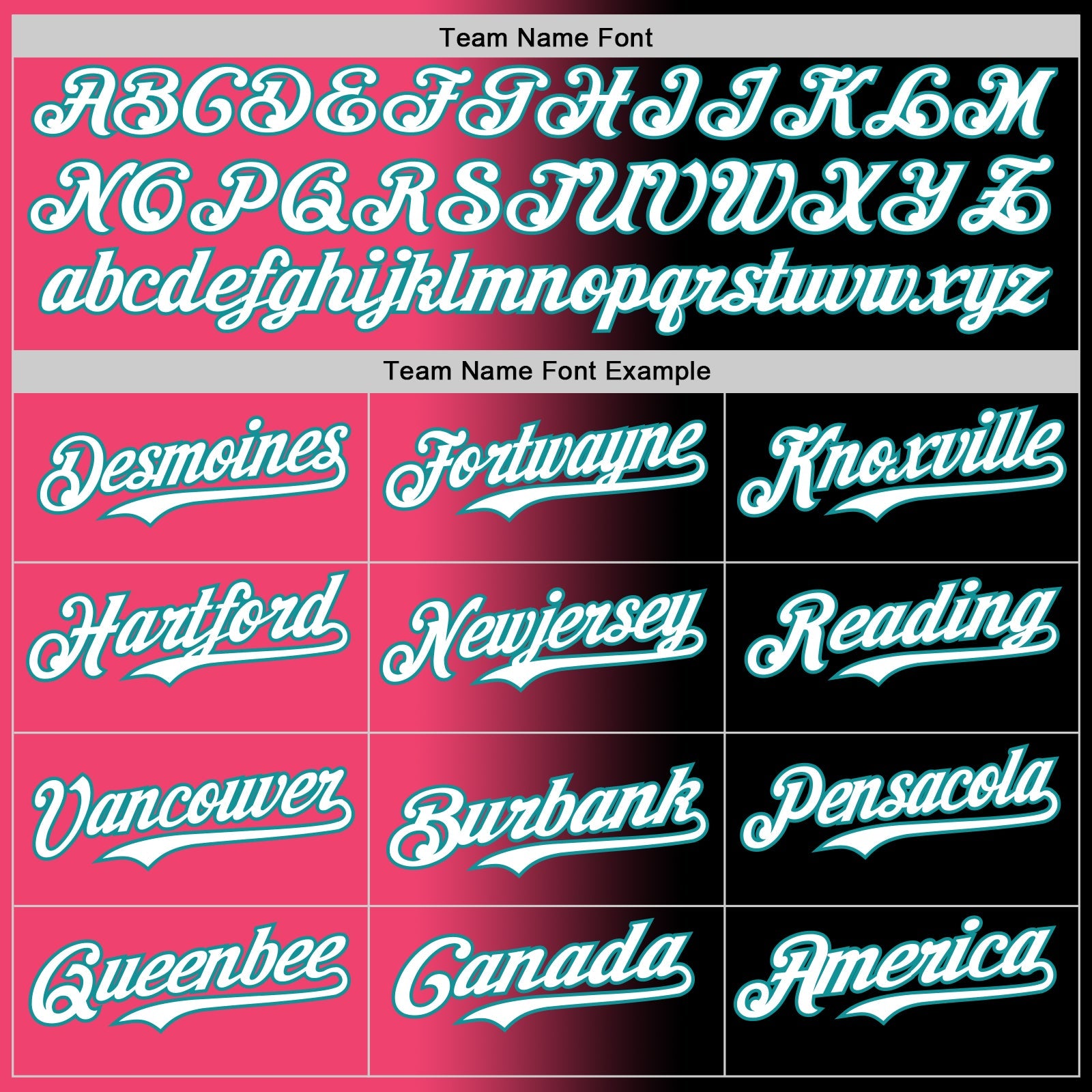 Custom Black White Neon Pink-Teal Authentic Gradient Fashion Baseball Jersey view 4