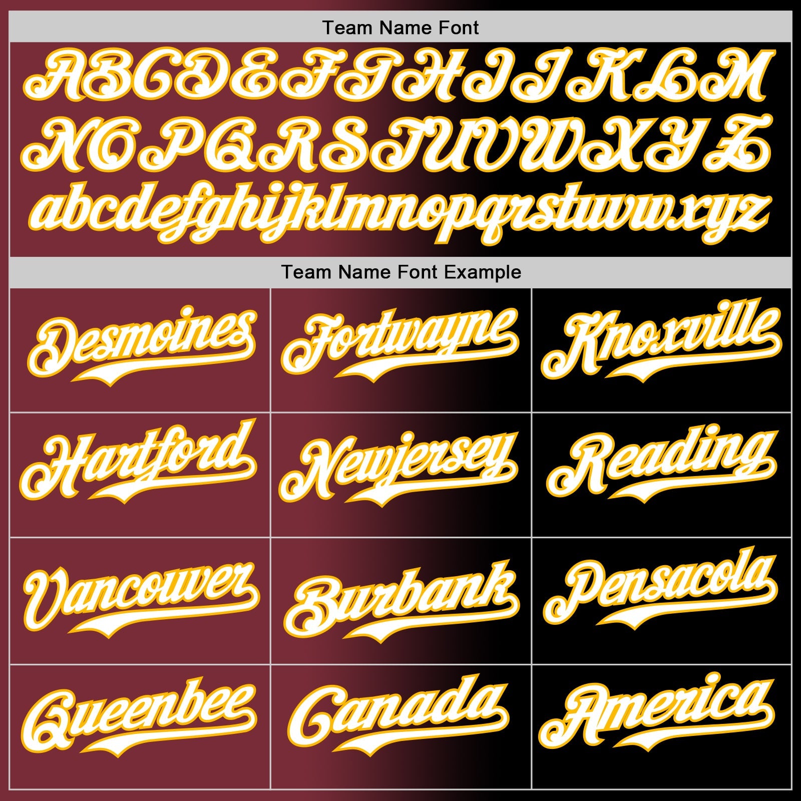 Custom Black White Burgundy-Gold Authentic Gradient Fashion Baseball Jersey view 4