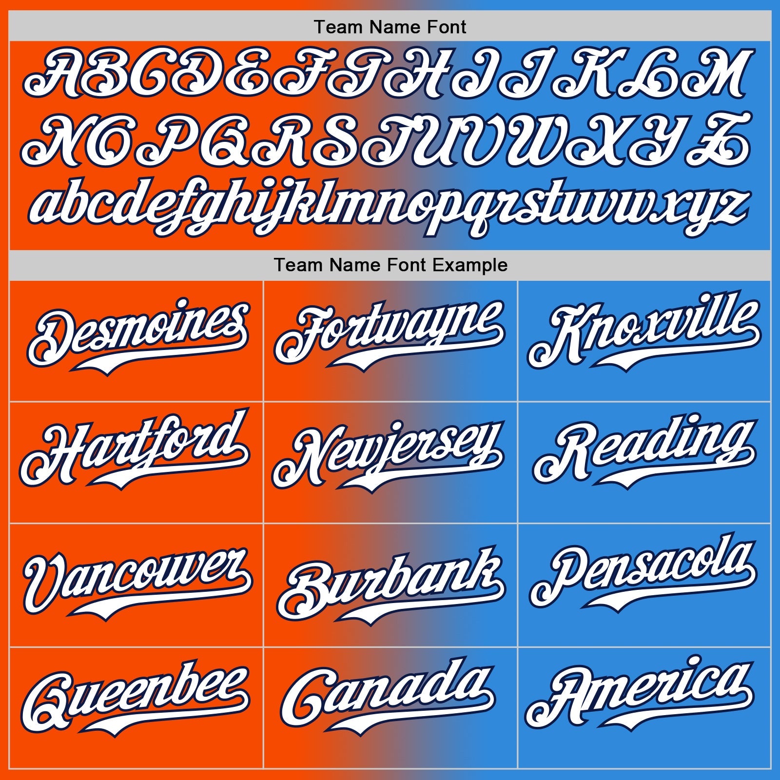 Custom Electric Blue White Orange-Navy Authentic Gradient Fashion Baseball Jersey view 4