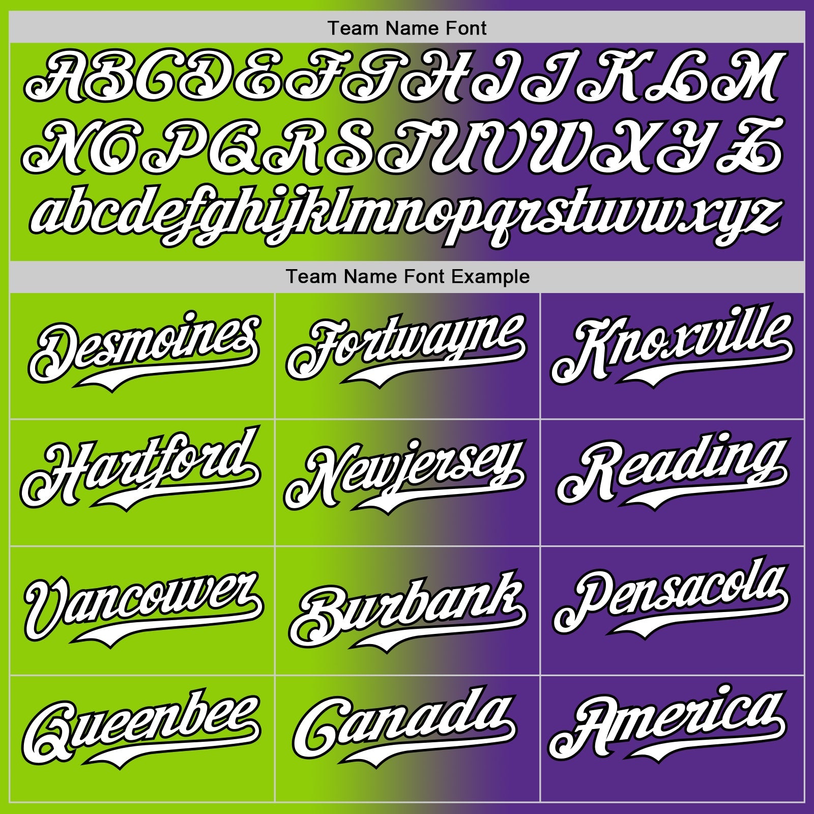 Custom Purple White Neon Green-Black Authentic Gradient Fashion Baseball Jersey view 4