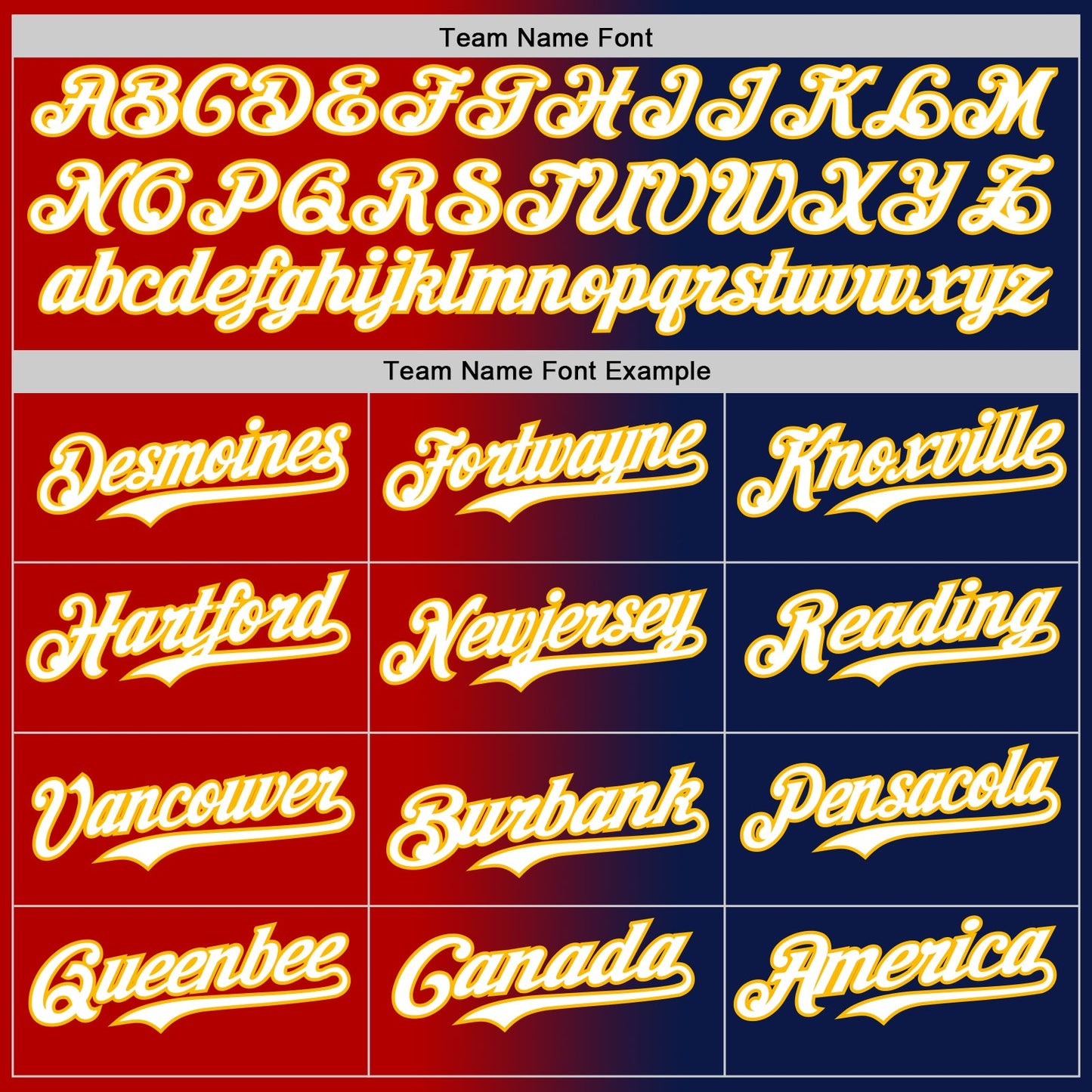 Custom Navy White Red-Gold Authentic Gradient Fashion Baseball Jersey view 4