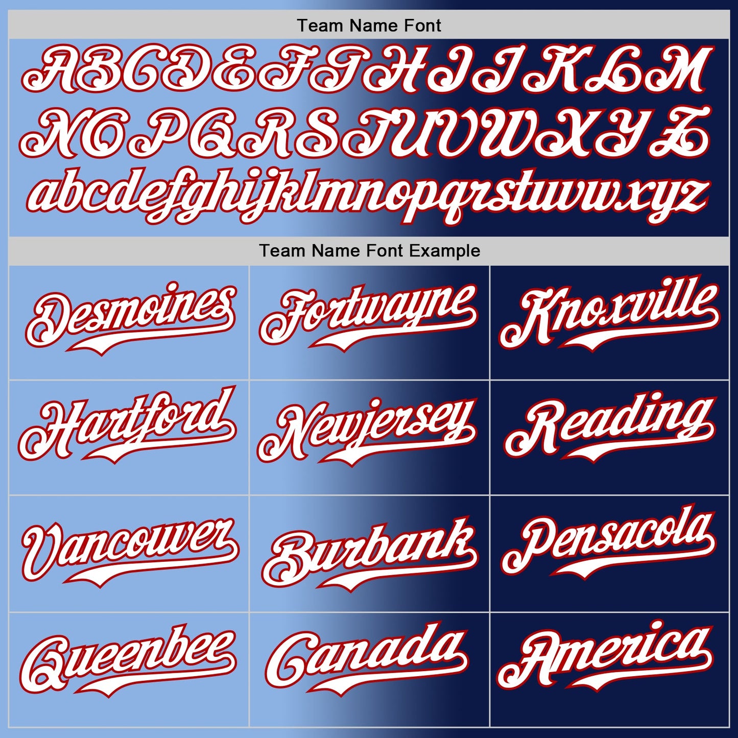Custom Navy White Light Blue-Red Authentic Gradient Fashion Baseball Jersey view 4