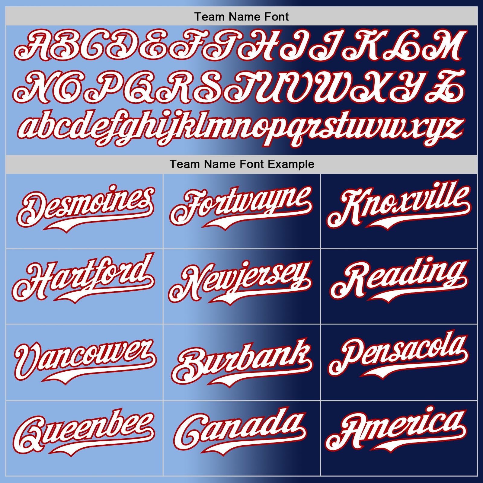Custom Navy White Light Blue-Red Authentic Gradient Fashion Baseball Jersey view 4