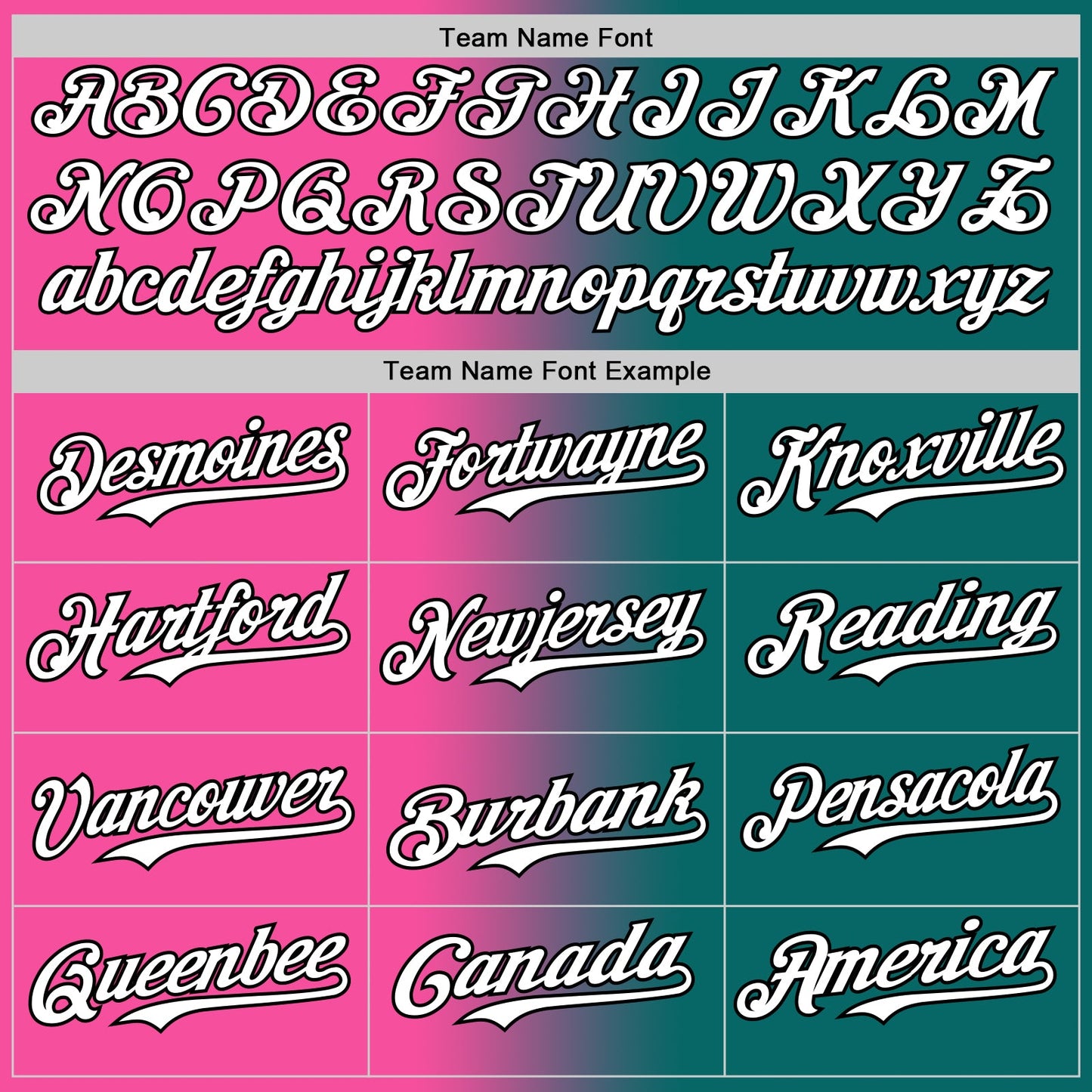Custom Teal White Pink-Black Authentic Gradient Fashion Baseball Jersey view 4