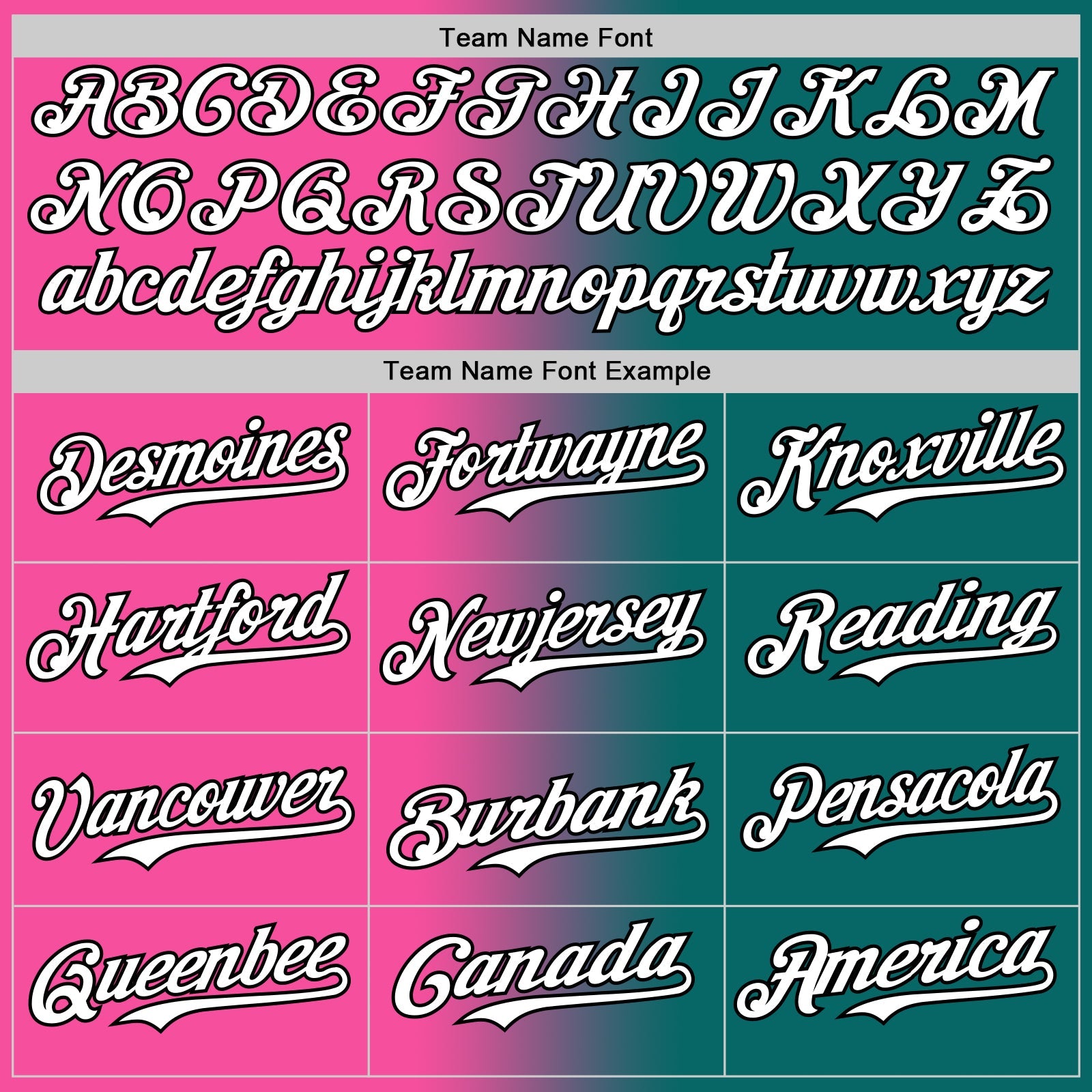 Custom Teal White Pink-Black Authentic Gradient Fashion Baseball Jersey view 4
