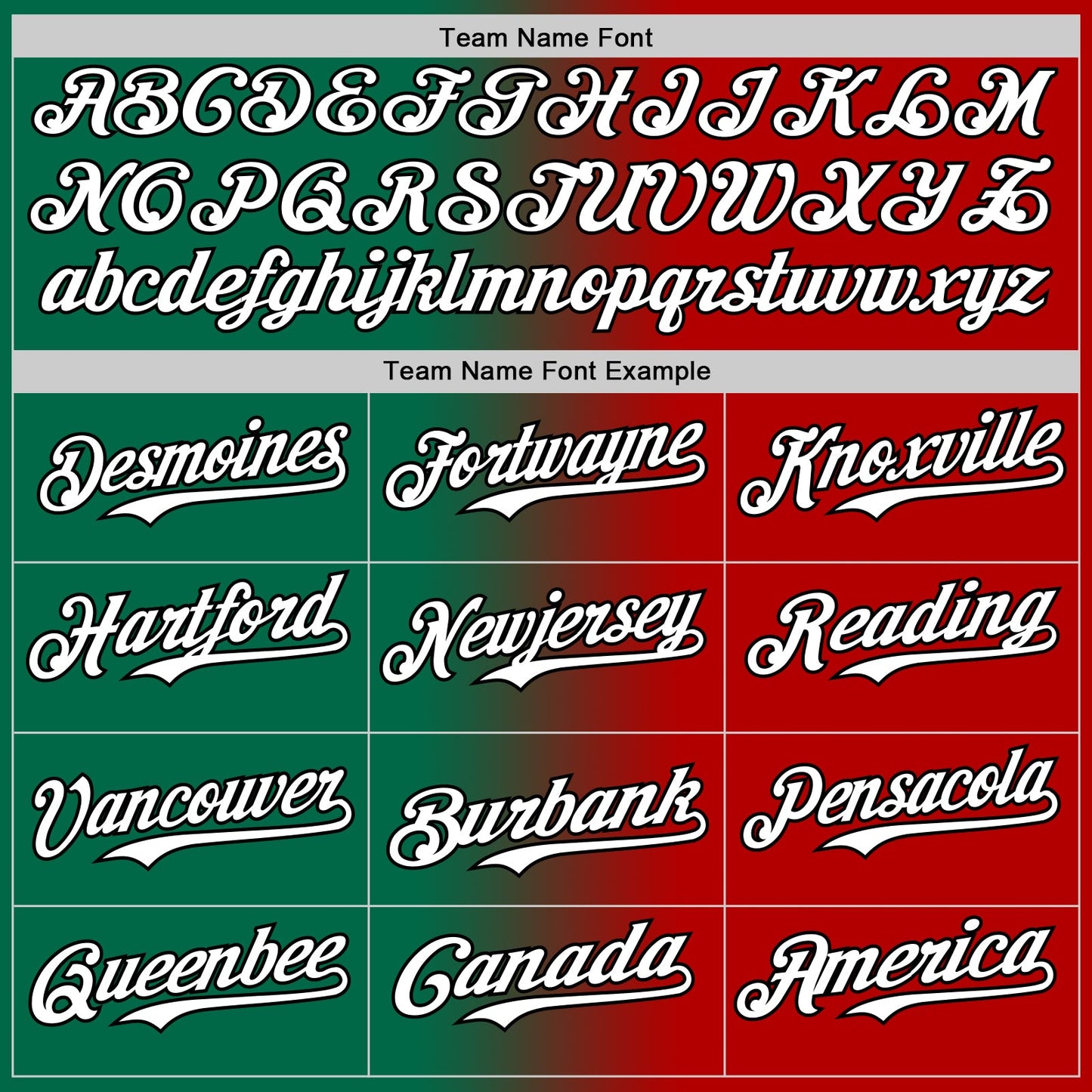 Custom Red White Kelly Green-Black Authentic Gradient Fashion Baseball Jersey view 4