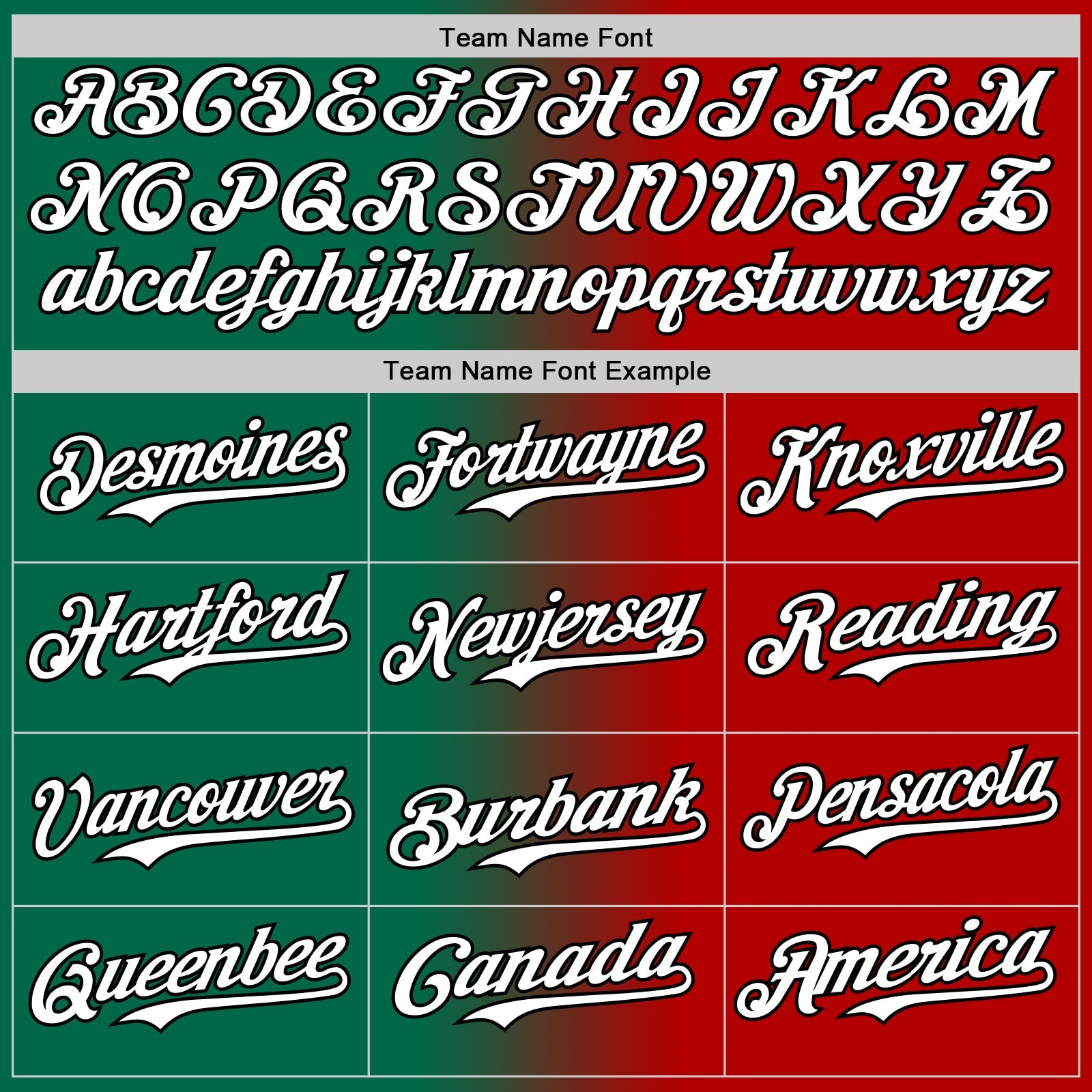 Custom Red White Kelly Green-Black Authentic Gradient Fashion Baseball Jersey view 4