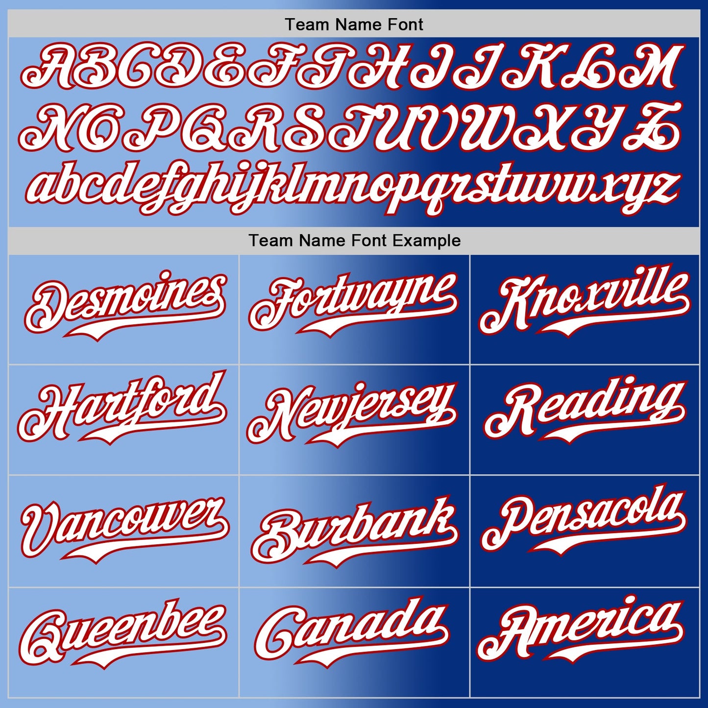 Custom Royal White Light Blue-Red Authentic Gradient Fashion Baseball Jersey view 4