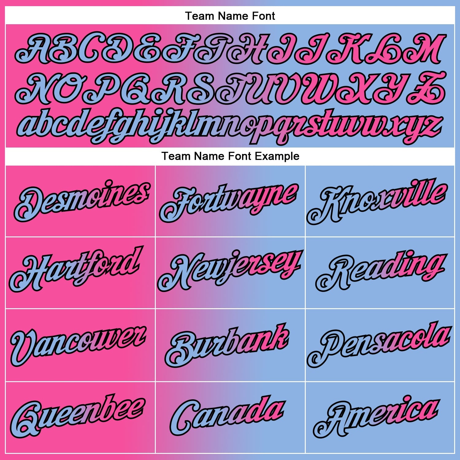 Custom Light Blue Pink-Black Gradient Fashion Performance T-Shirt view 3