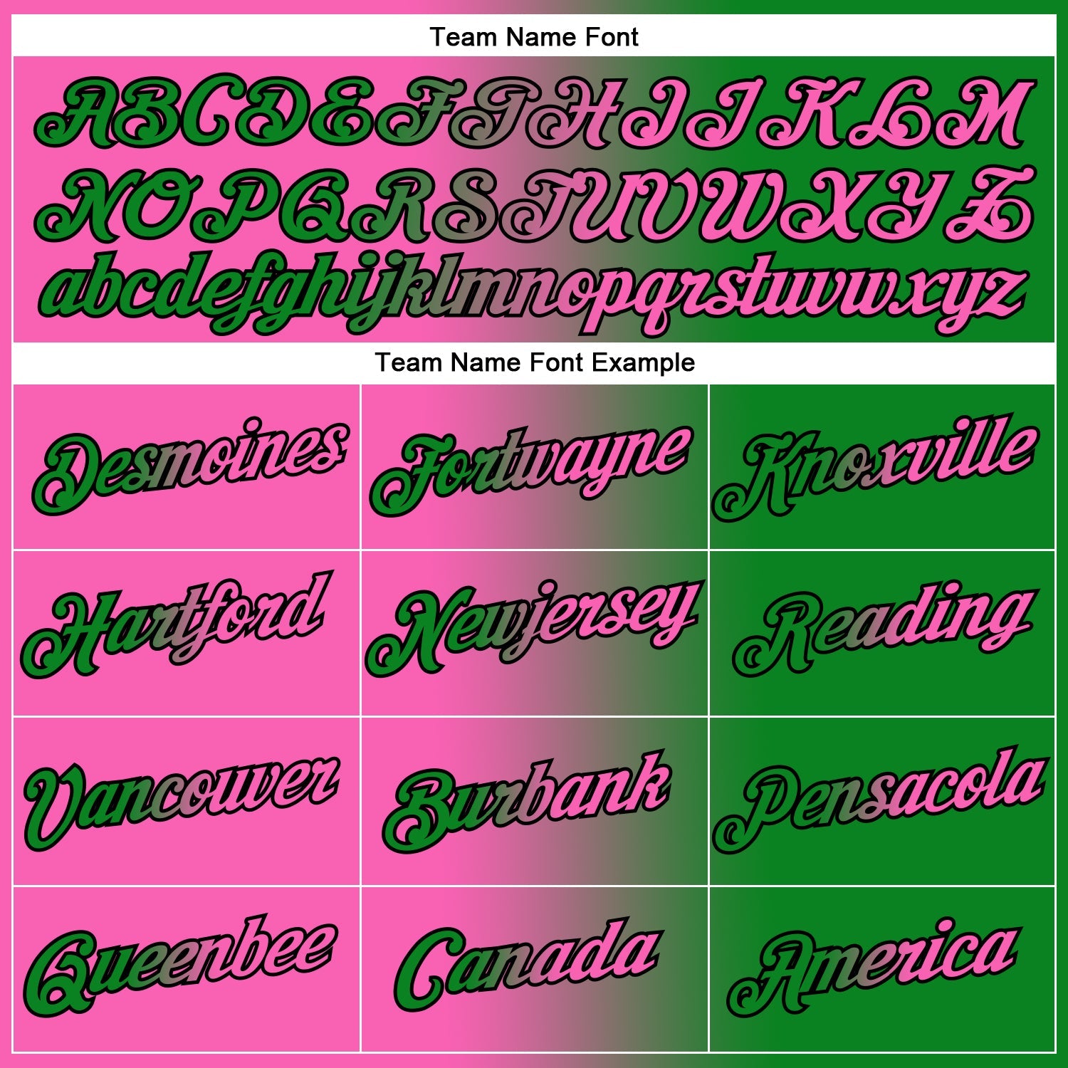 Custom Grass Green Pink-Black Gradient Fashion Performance T-Shirt view 3