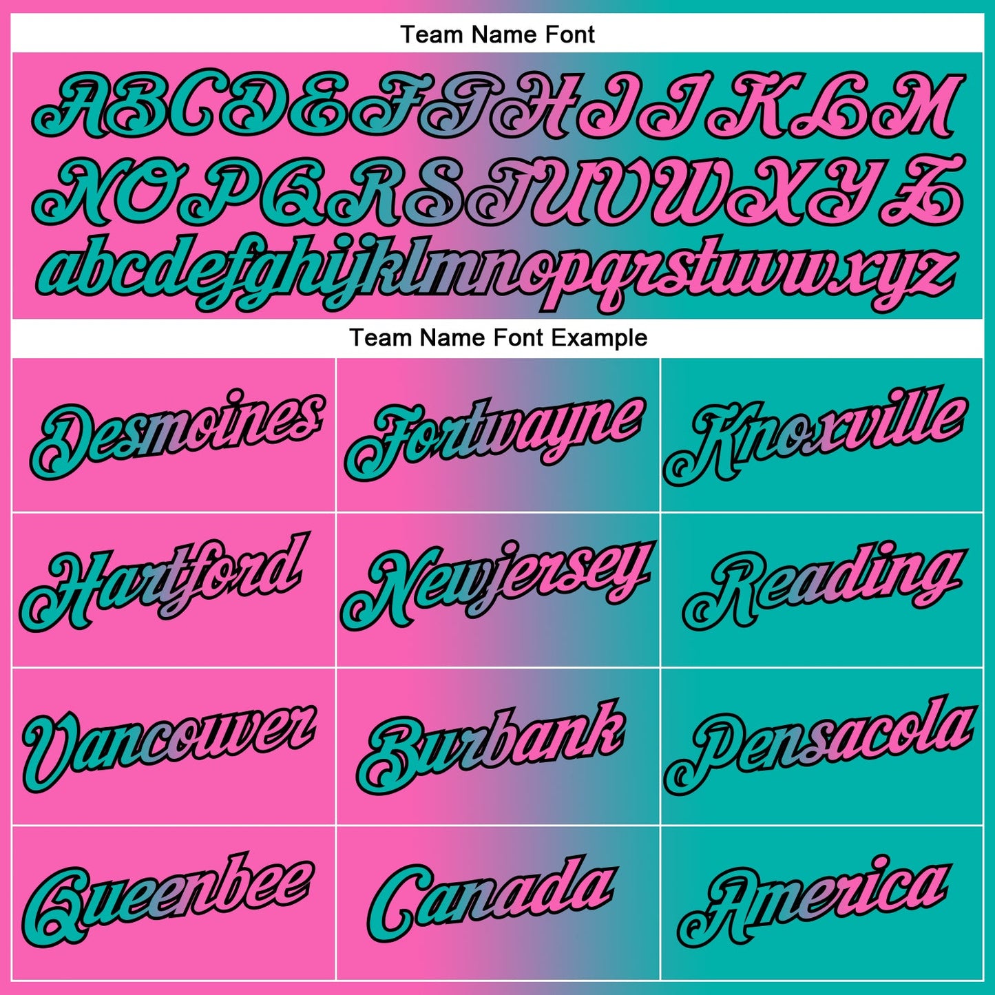 Custom Aqua Pink-Black Gradient Fashion Performance T-Shirt view 3