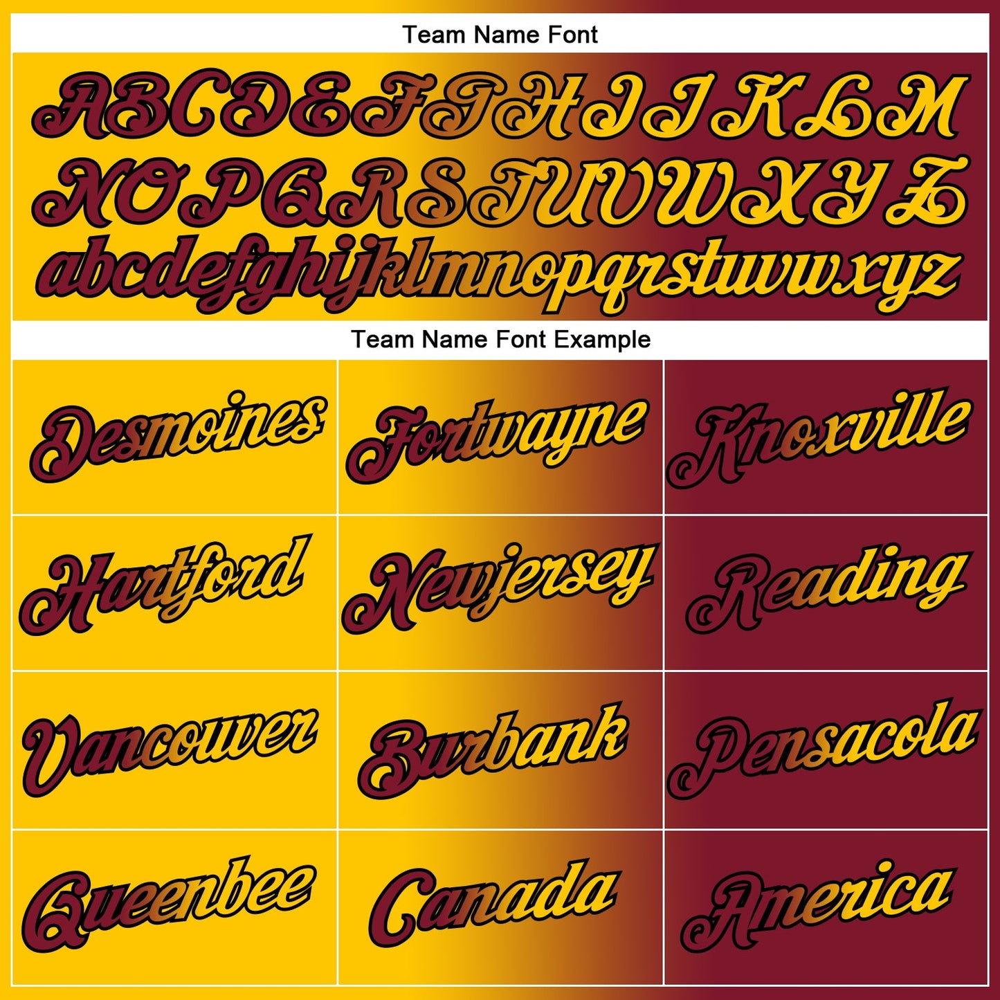 Custom Crimson Yellow-Black Gradient Fashion Performance T-Shirt view 3