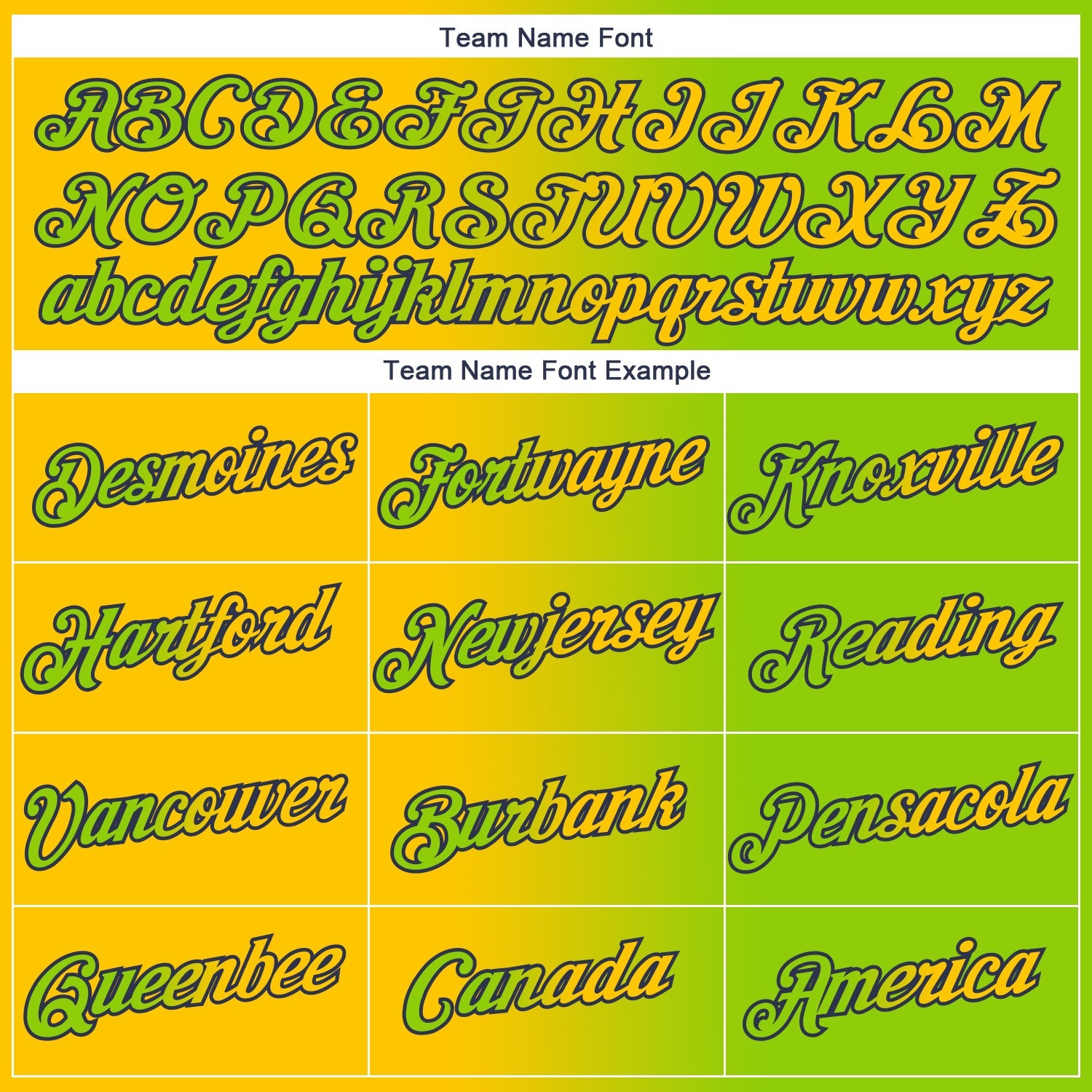 Custom Neon Green Yellow-Navy Gradient Fashion Performance T-Shirt view 3