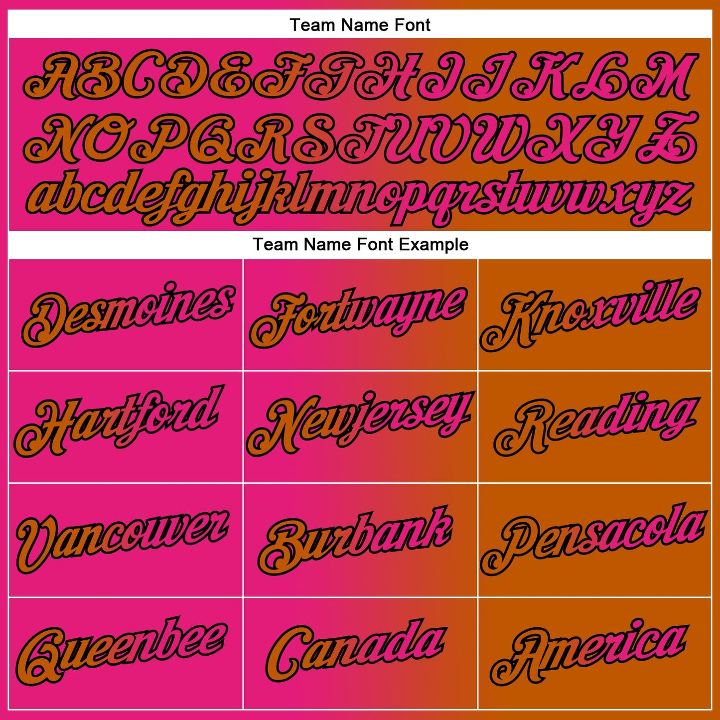 Custom Texas Orange Hot Pink-Black Gradient Fashion Performance T-Shirt view 3