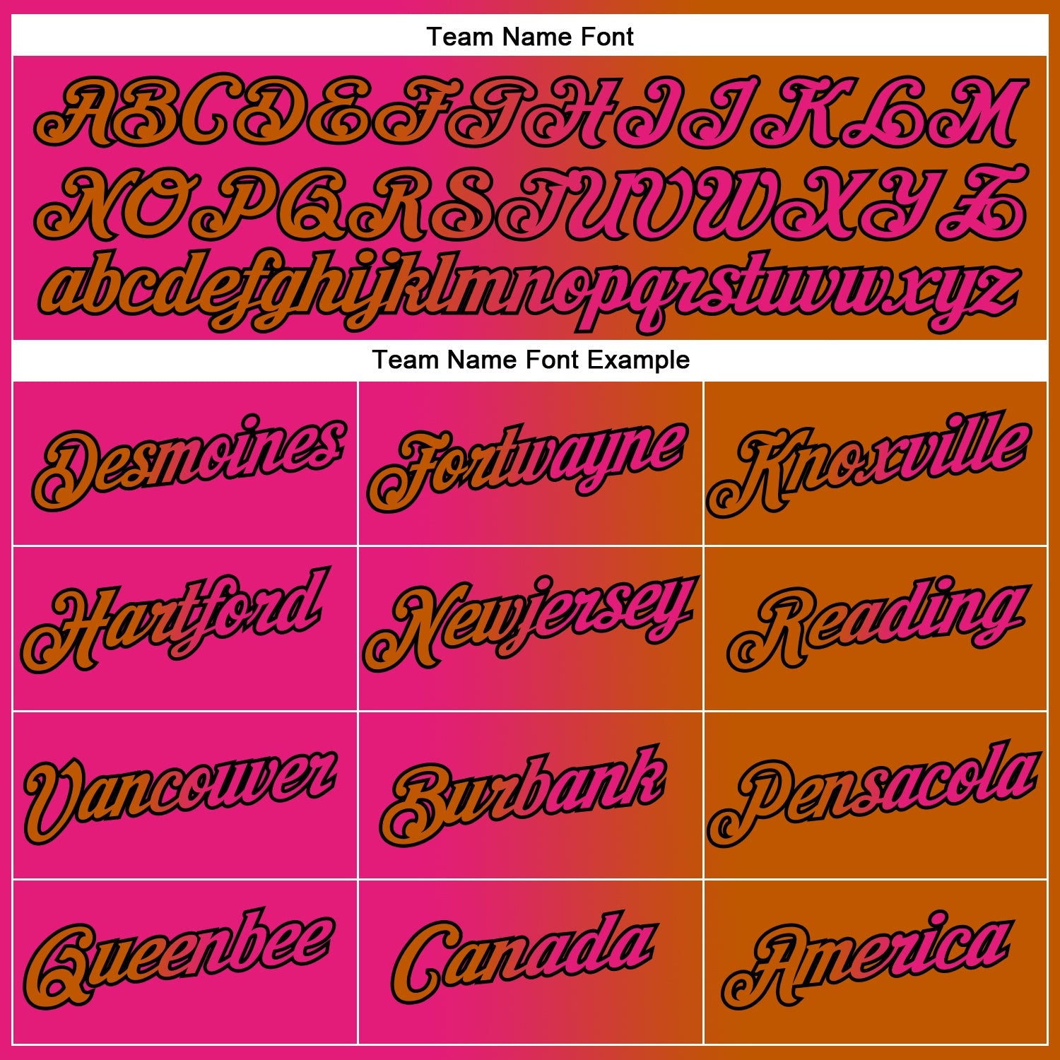 Custom Texas Orange Hot Pink-Black Gradient Fashion Performance T-Shirt view 3