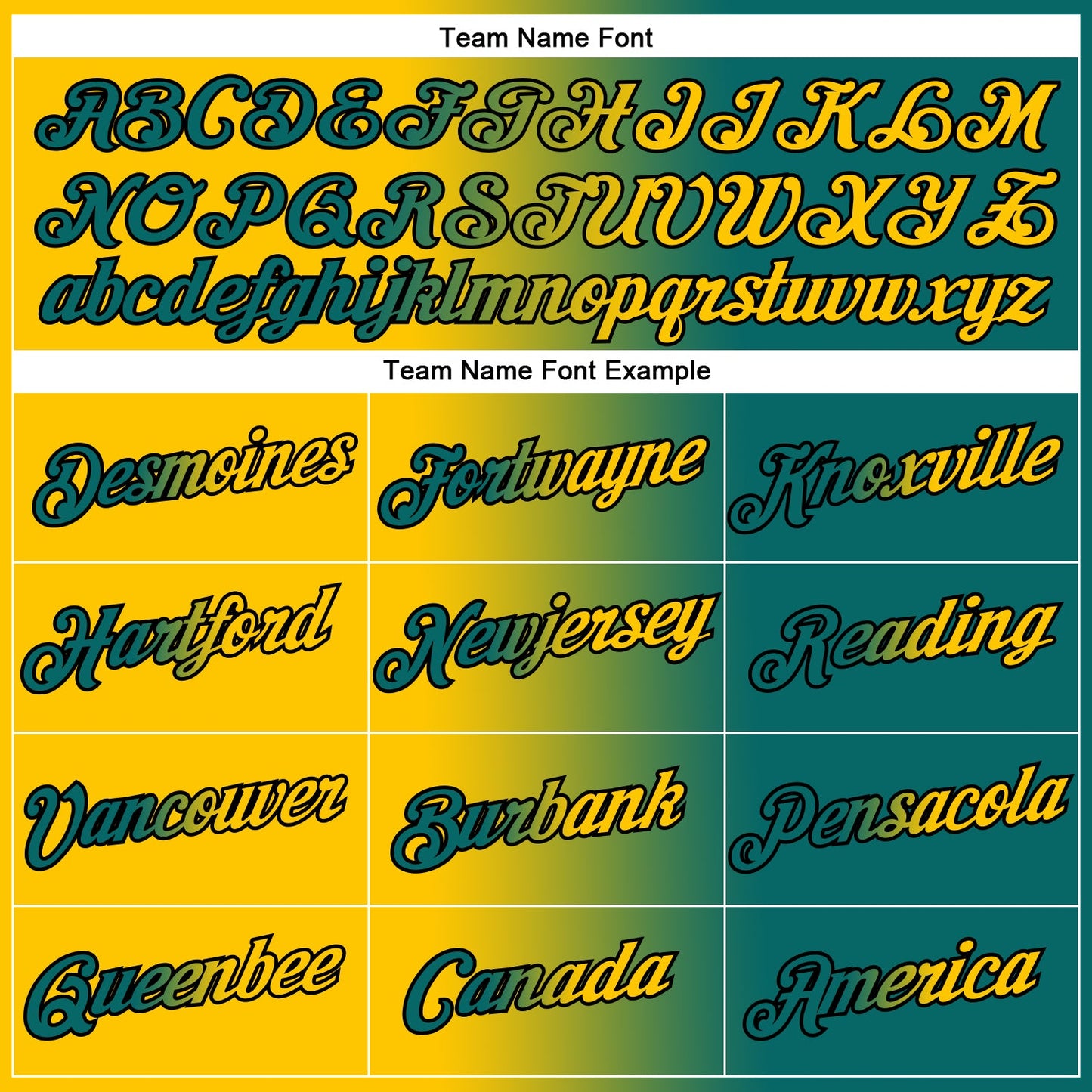 Custom Teal Yellow-Black Gradient Fashion Performance T-Shirt view 3