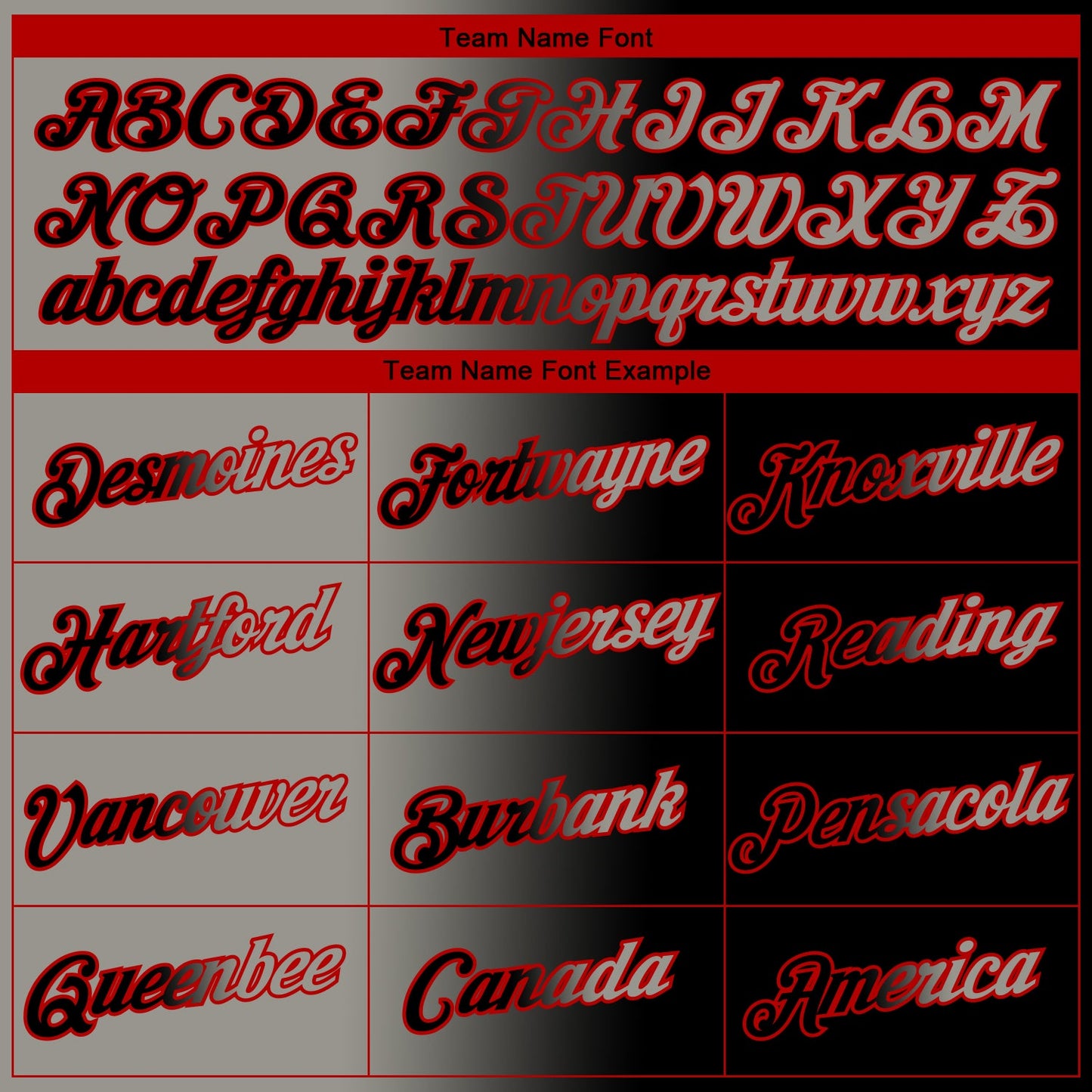 Custom Black Gray-Red Gradient Fashion Performance T-Shirt view 3